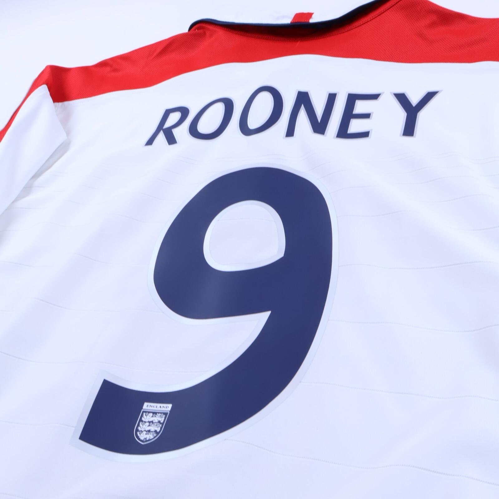 England Rooney #9 2003/05 Home Shirt - Reversible - XL- TAGS