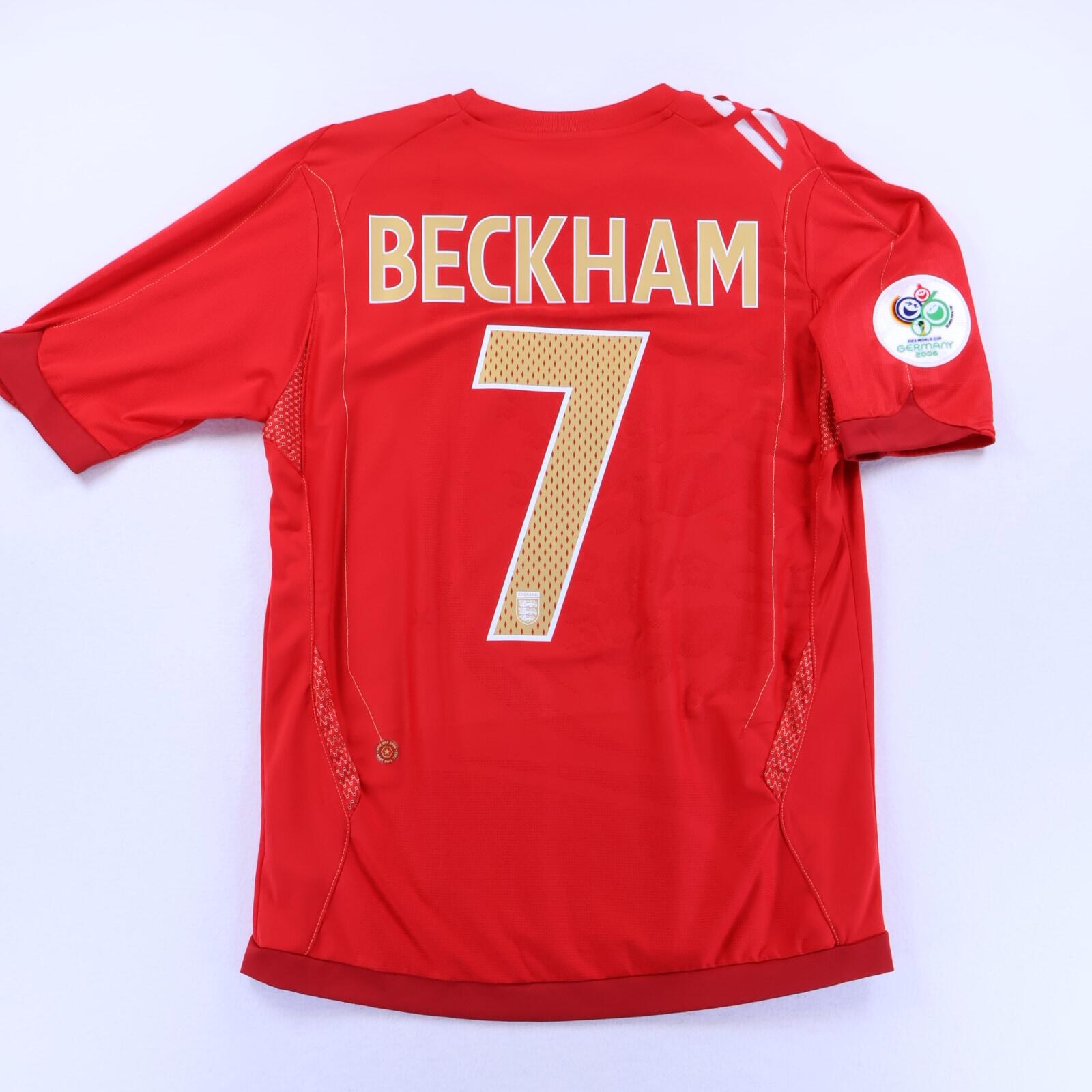 England Beckham #7 2006/08 Away Shirt - M- BACK