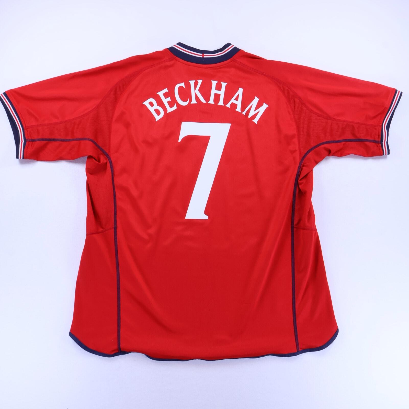 England Beckham #7 2006/08 Away Shirt - Reversible - XL- FRONT