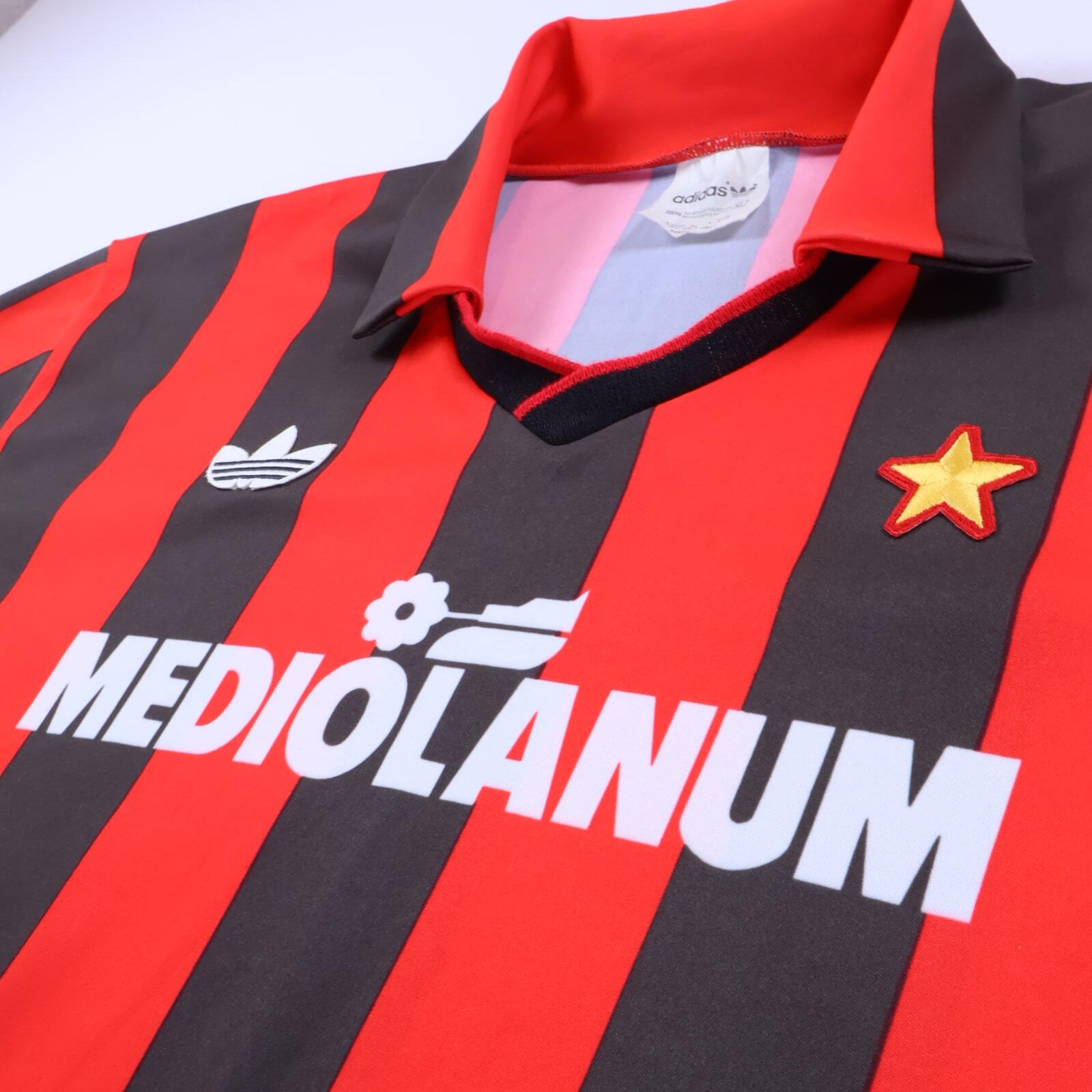 Ac Milan 1990/92 Home Shirt - XL- BACK