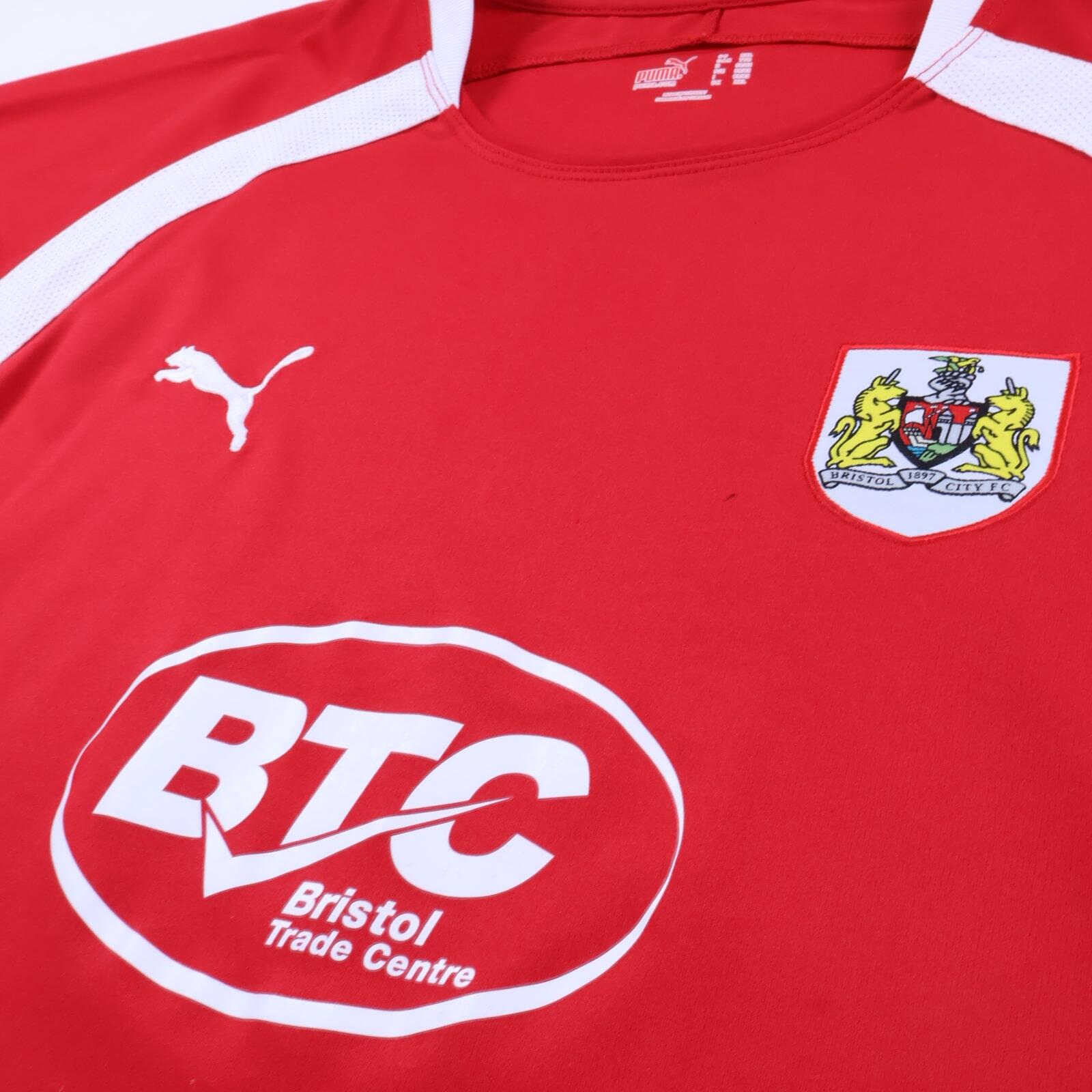 Bristol City F.C 2007/08 Home Shirt - 2XL- BACK
