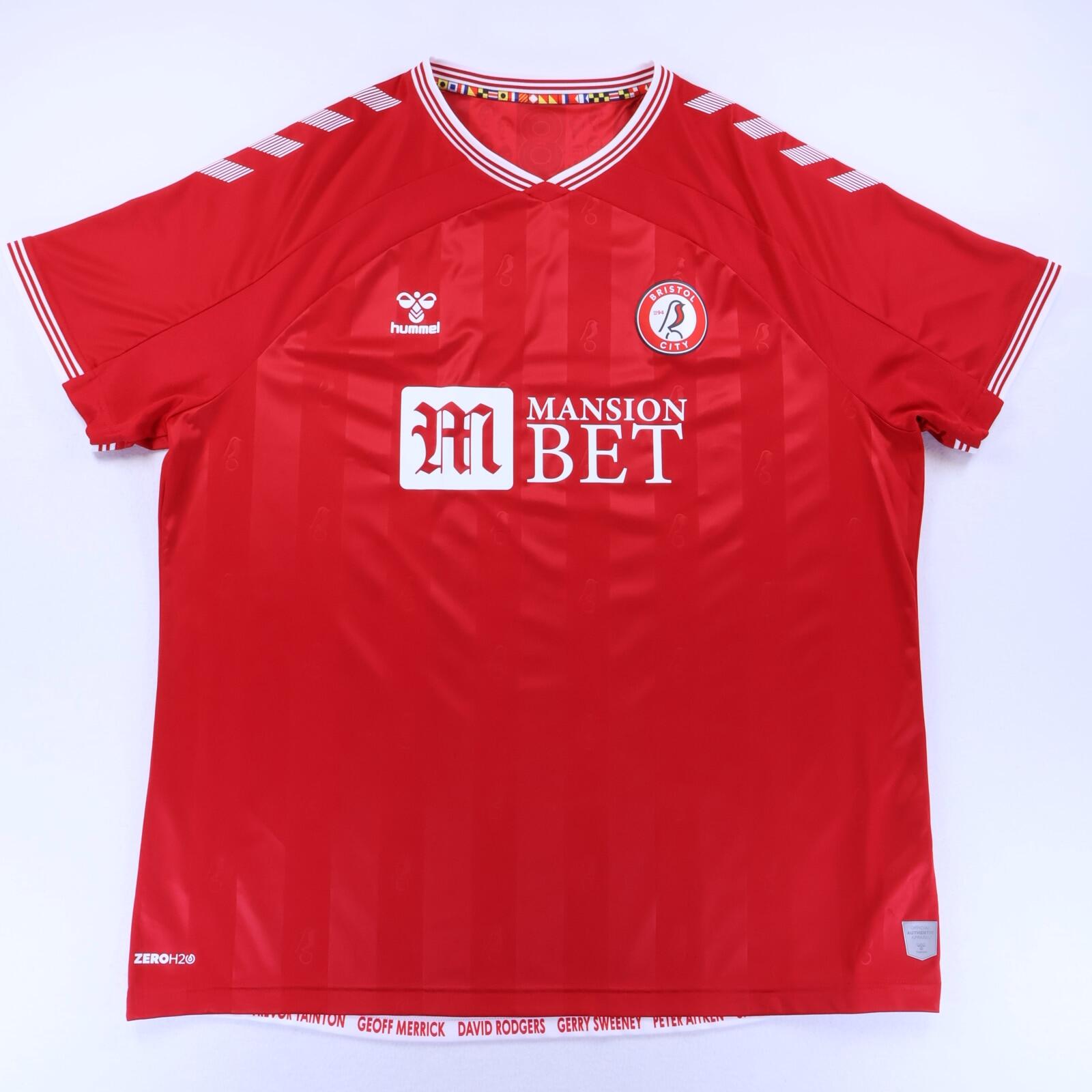 Bristol City F.C 2020/21 Home Shirt - 4XL- FRONT