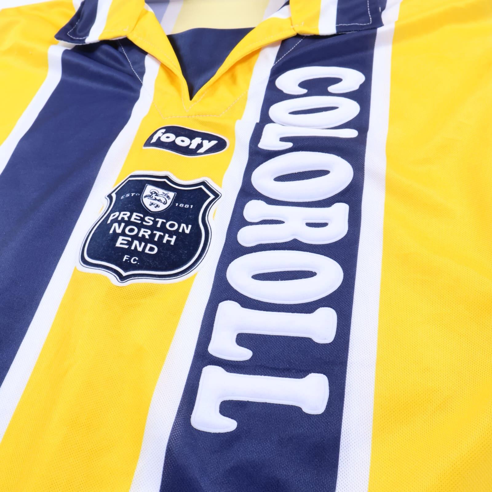 Preston North End Fc 1994/95 Away Shirt - XL- BACK