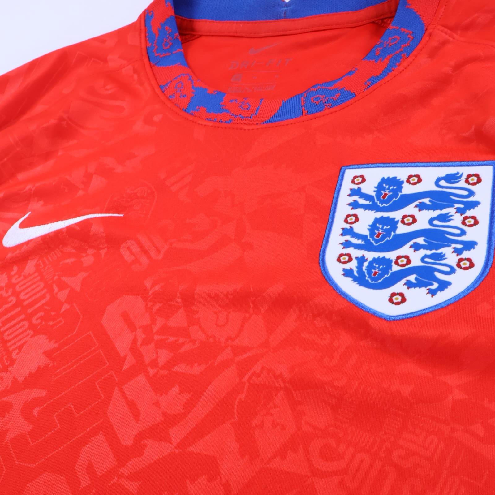 England 2020/21 Prematch Shirt - M- BACK