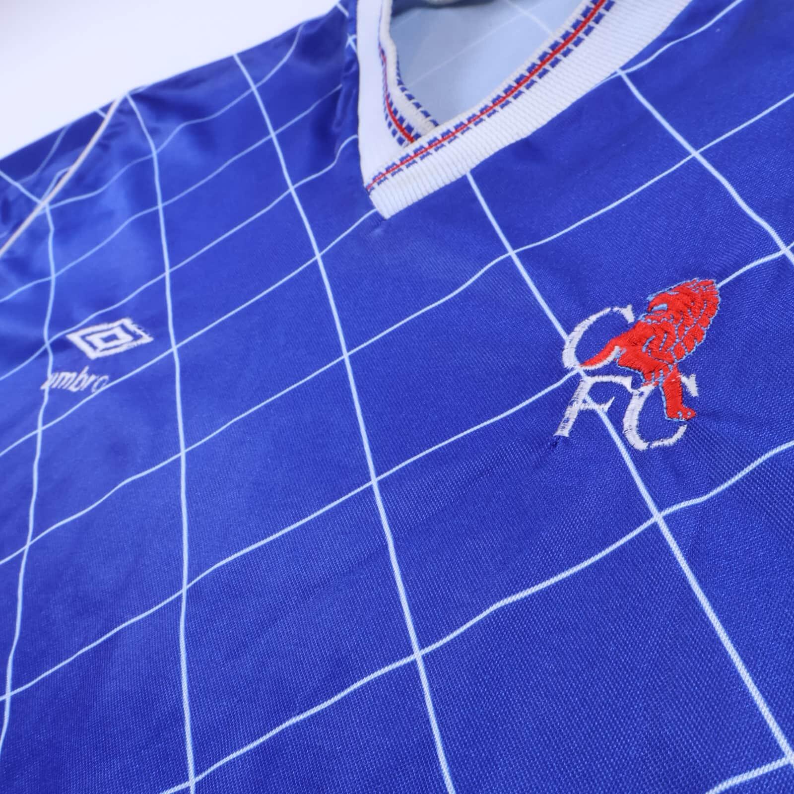 Chelsea 1987/89 Home Shirt - L- BACK