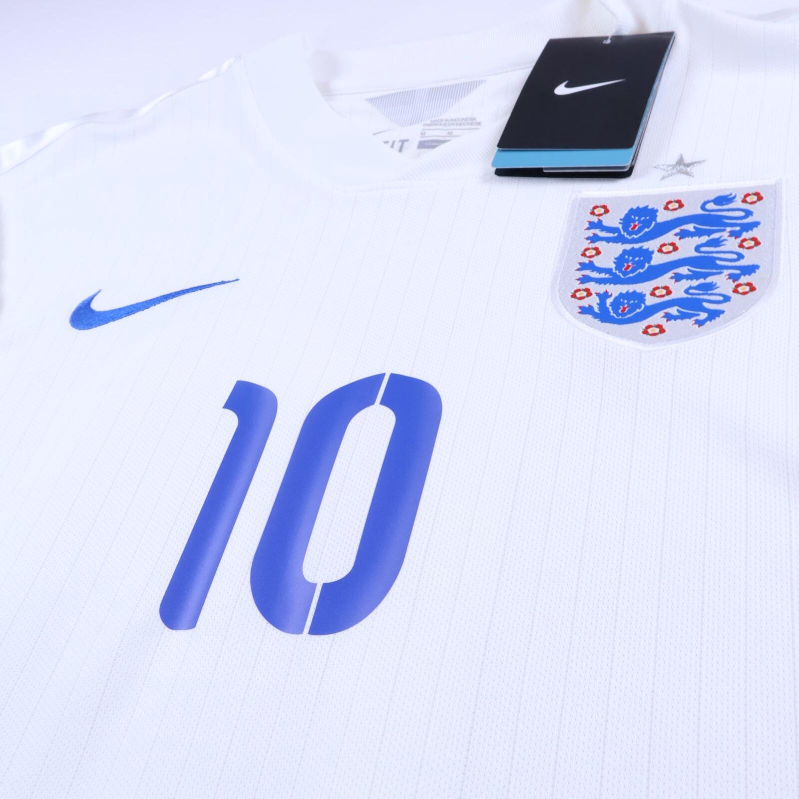 England Rooney #10 2014/15 Home Shirt - M