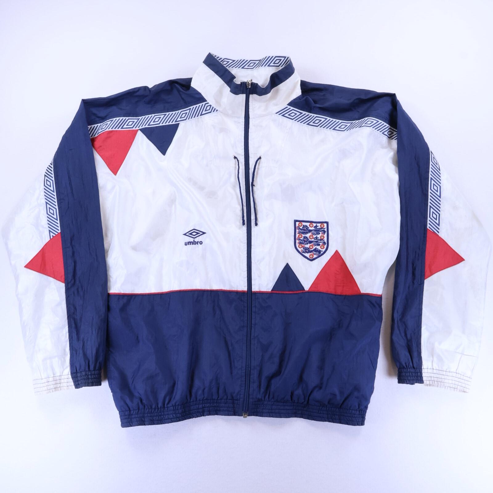 England 1990/92 Track Jacket - XL- FRONT
