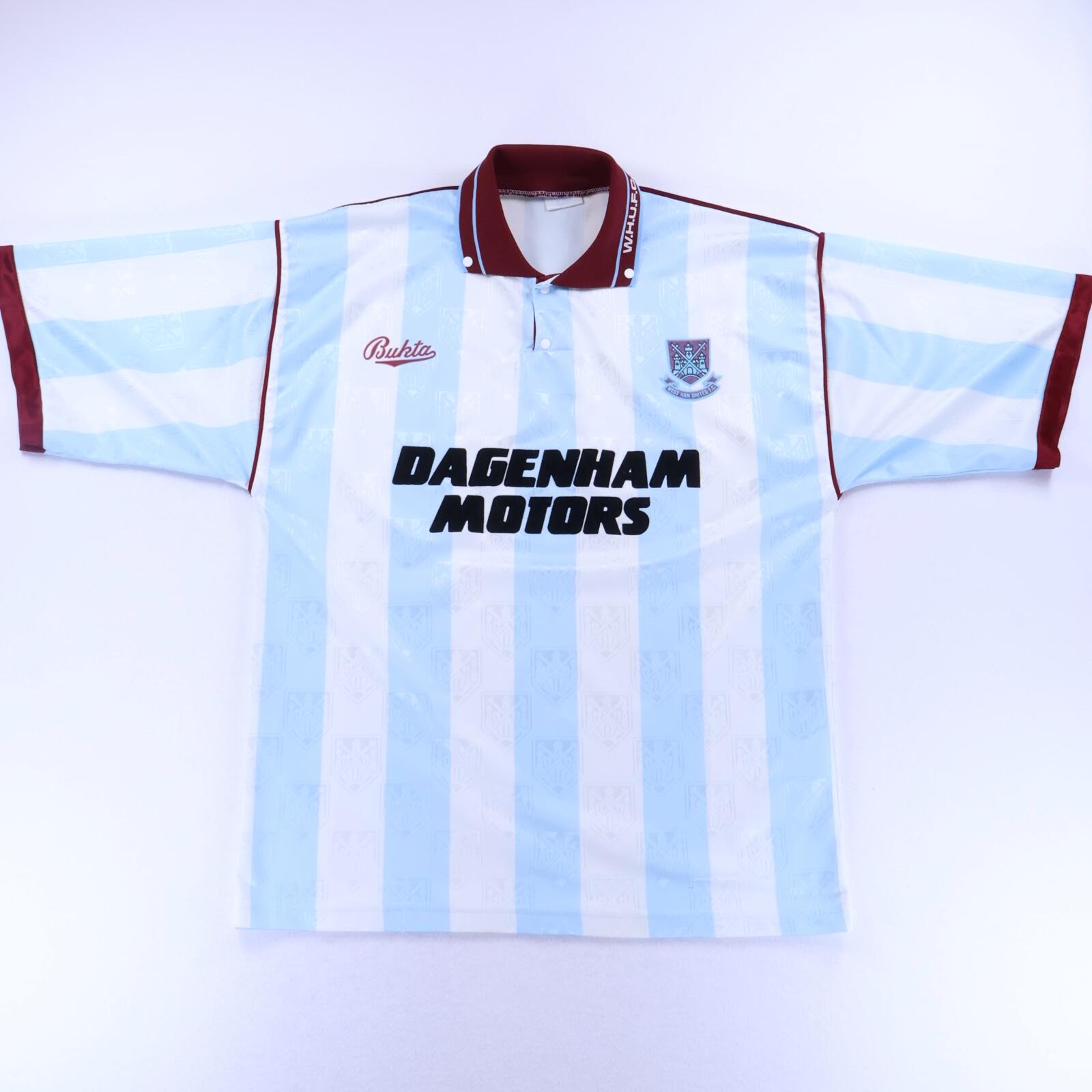 West Ham United 1992/93 Away Shirt - XL- FRONT