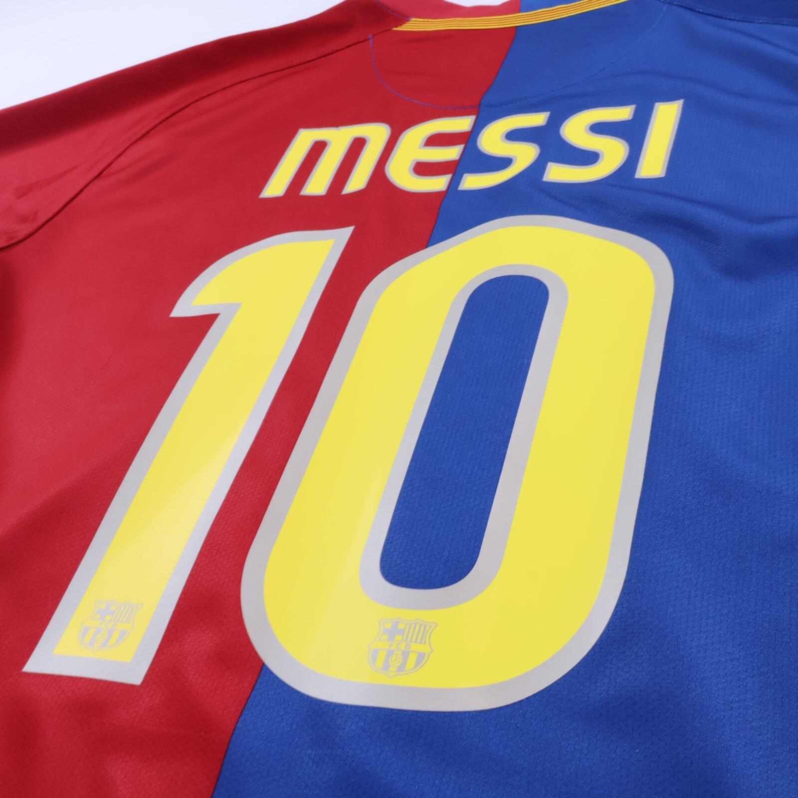 Barcelona Messi #10 2008/09 Home Shirt - M
