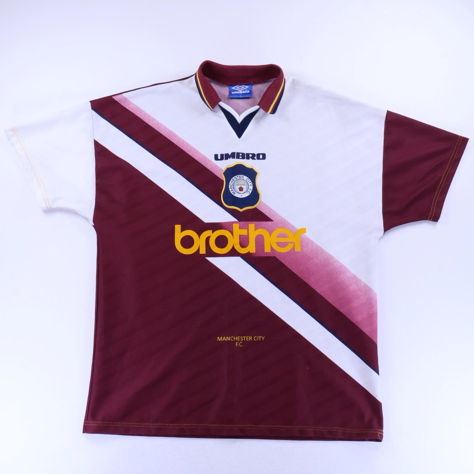Manchester City 1996/97 Away Shirt - XL- FRONT
