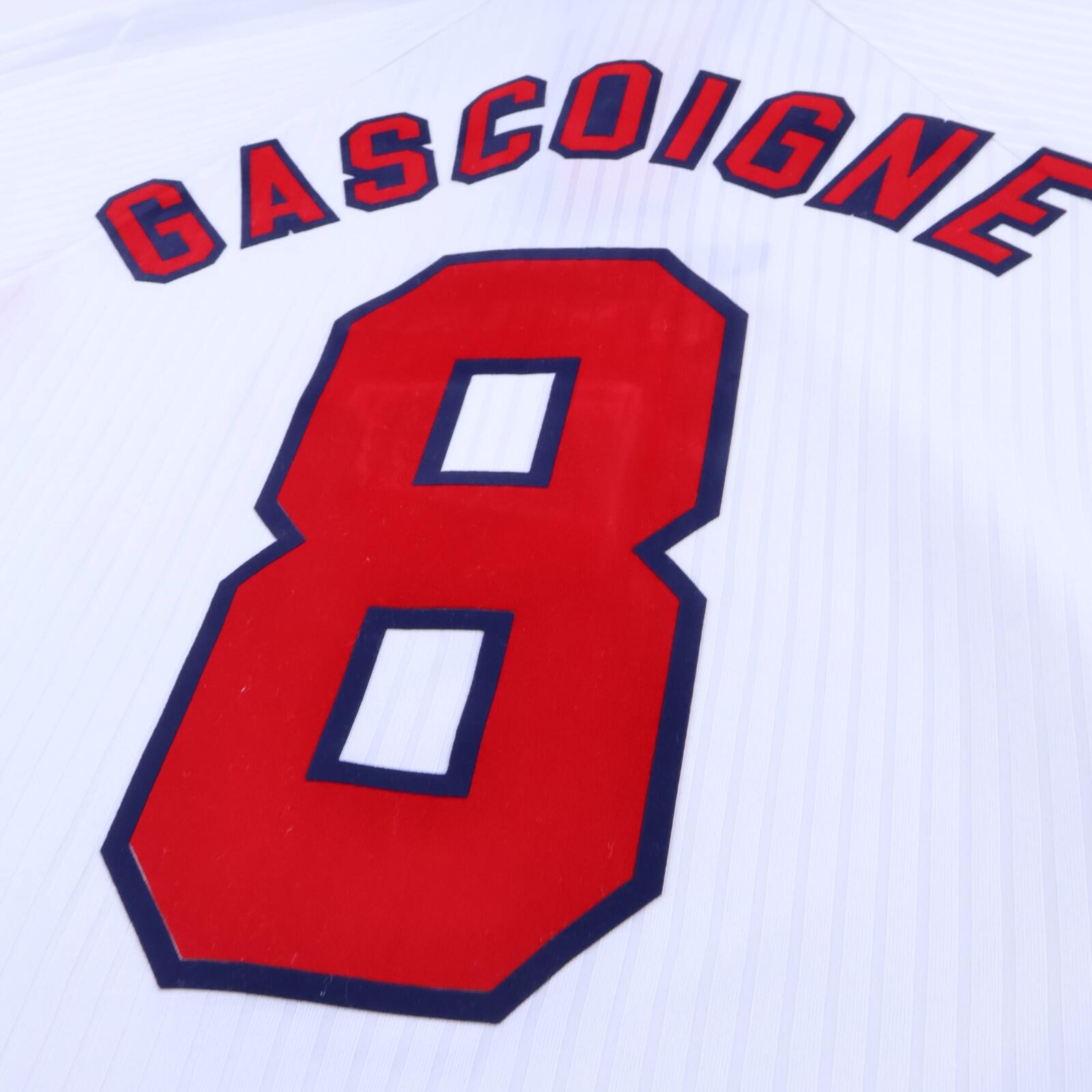 England Gascoigne #8 1997/99 Home Shirt - L