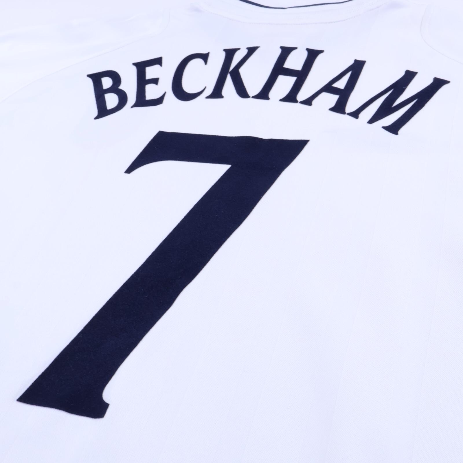 England Beckham #7 2001/03 Home Shirt - L- TAGS