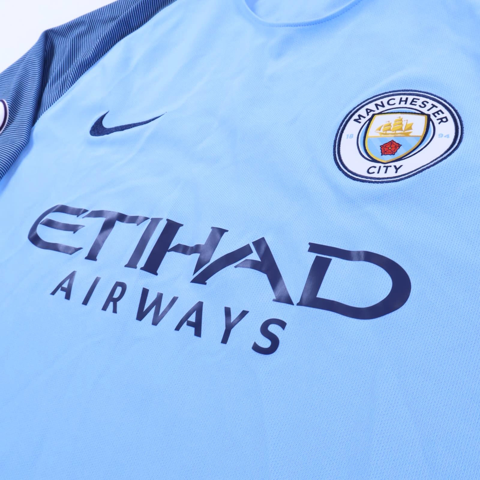 Manchester City Kun Aügero #10 2016/17 Home Shirt - XL