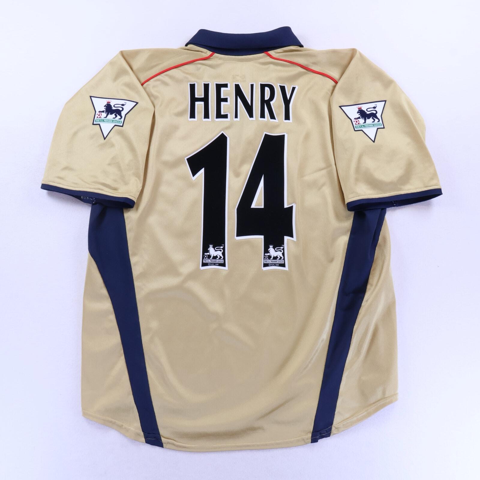 Arsenal Henry #14 2001/02 Away Shirt - L- FRONT