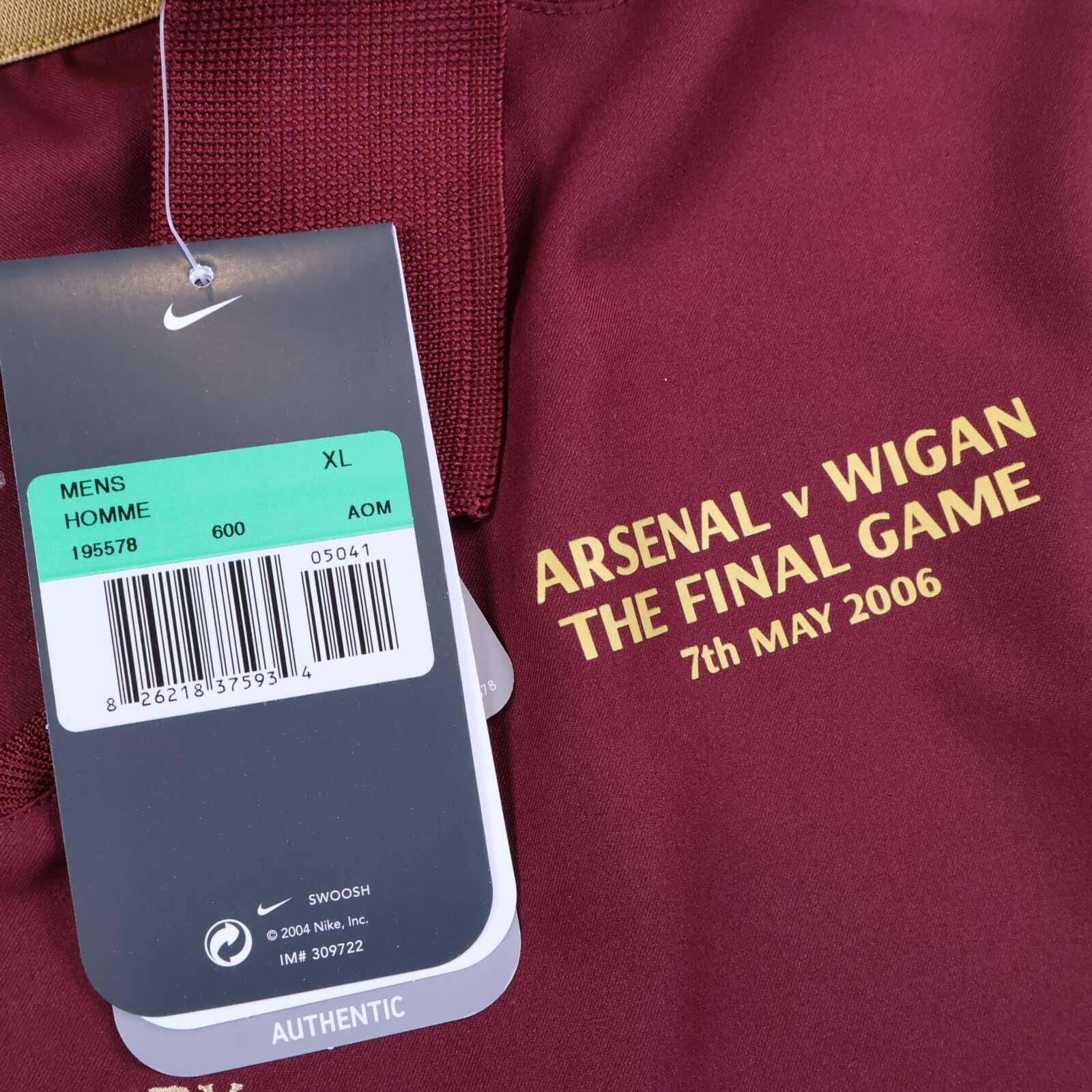 Arsenal Henry #14 2005/06 Home Shirt - Final Game - XL