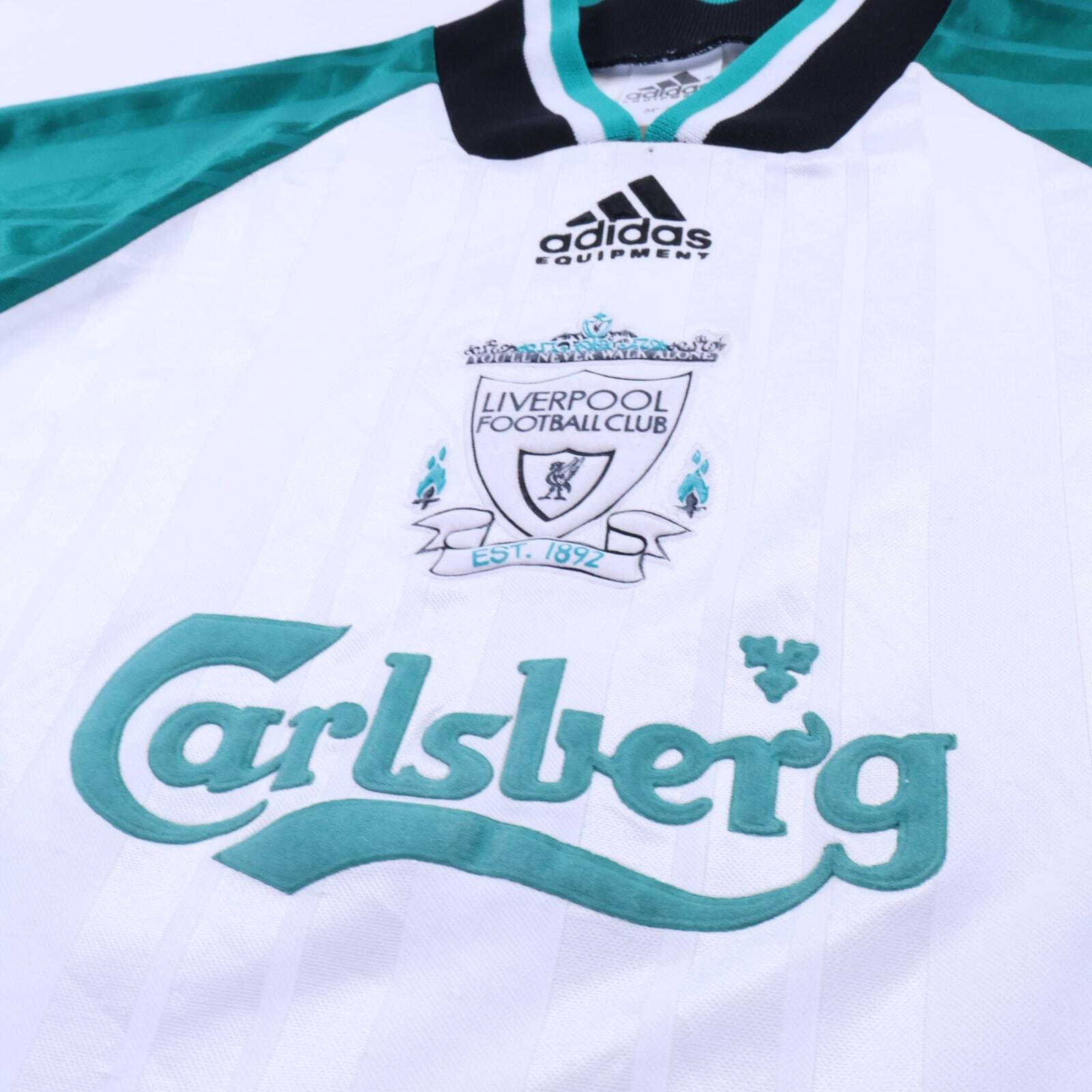 Liverpool F.C 1993/95 Away Shirt - S- BACK