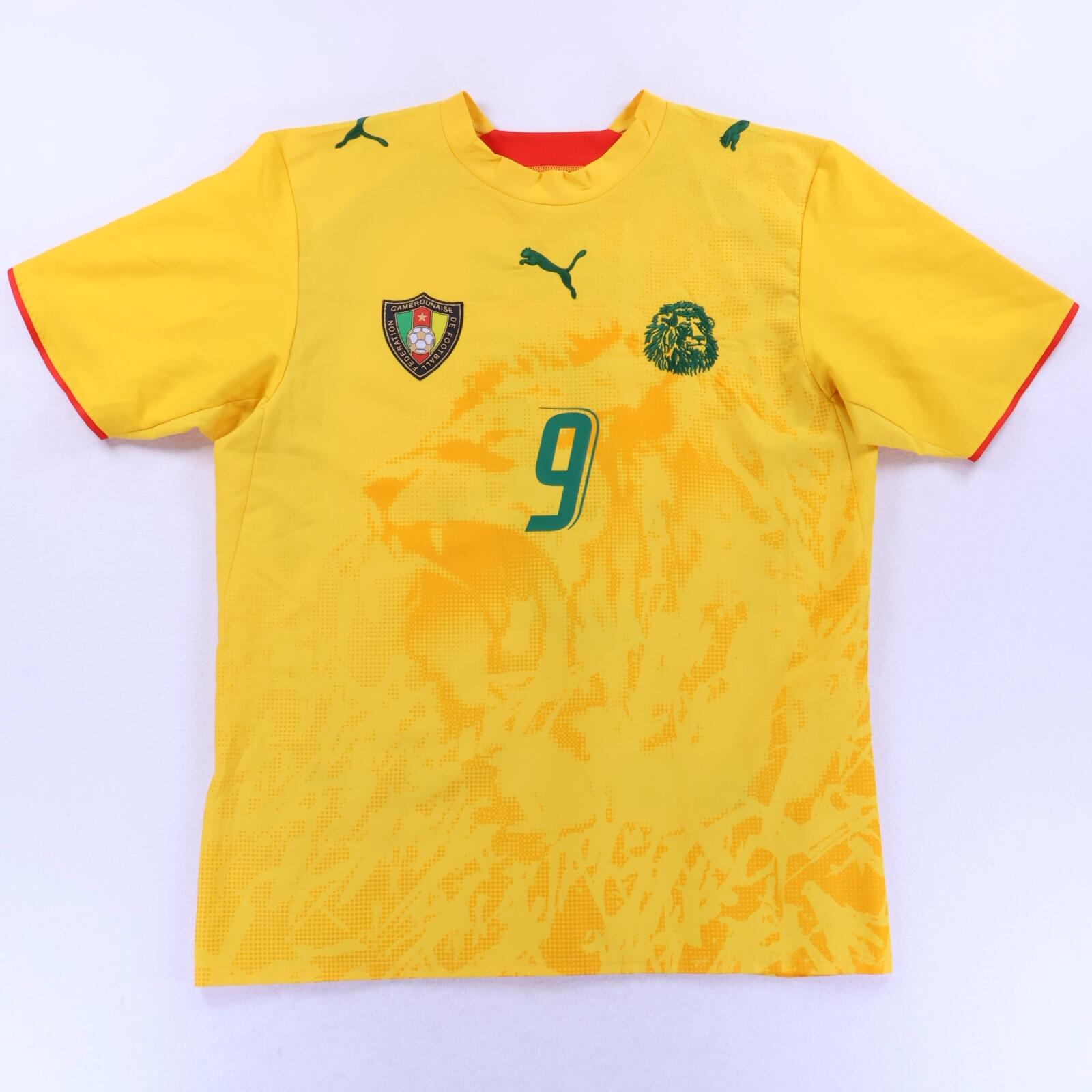 Cameroon Eto'O #9 2006/08 Away Shirt - M- BACK