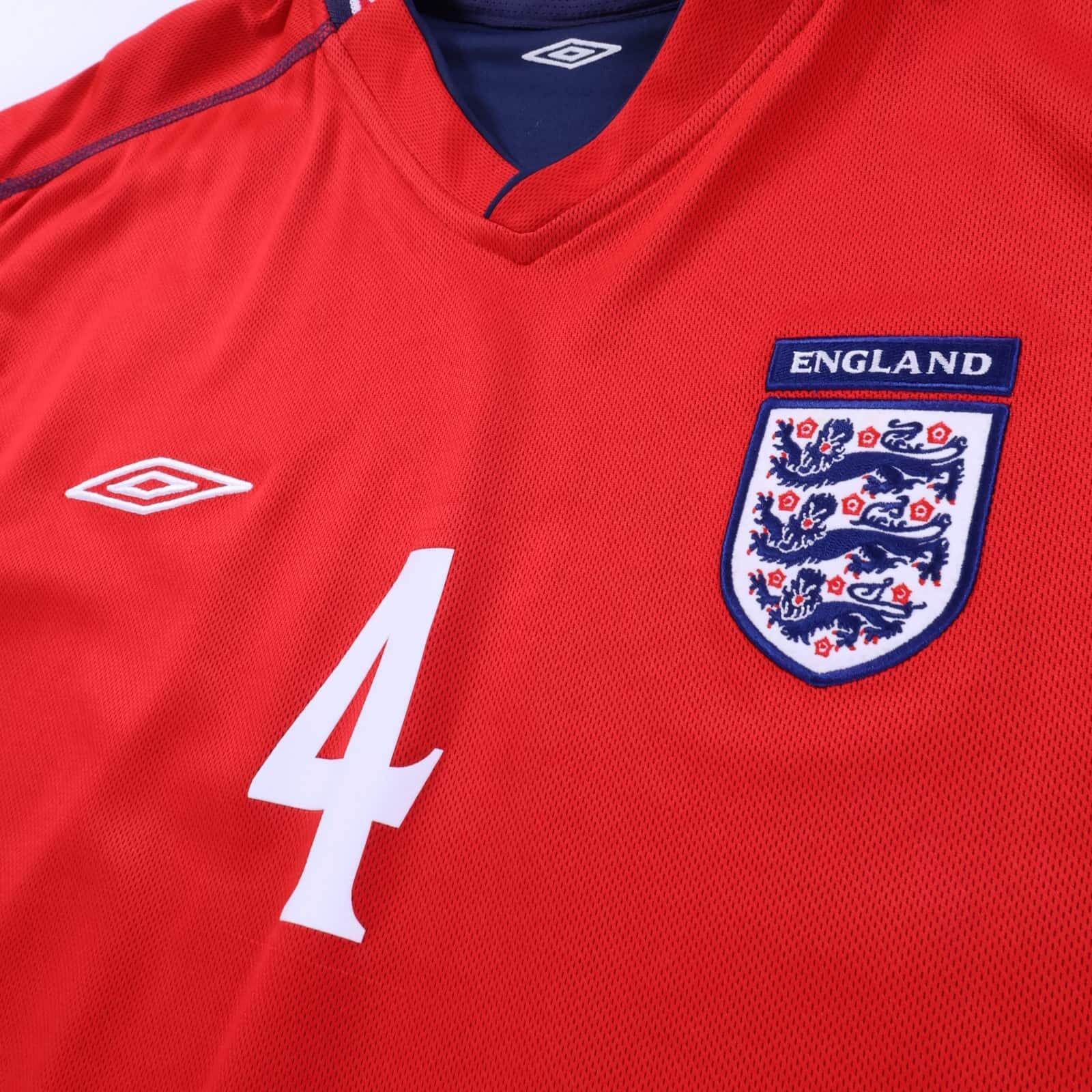 England Gerrard #4 2002/04 Away Shirt - Reversible - XL