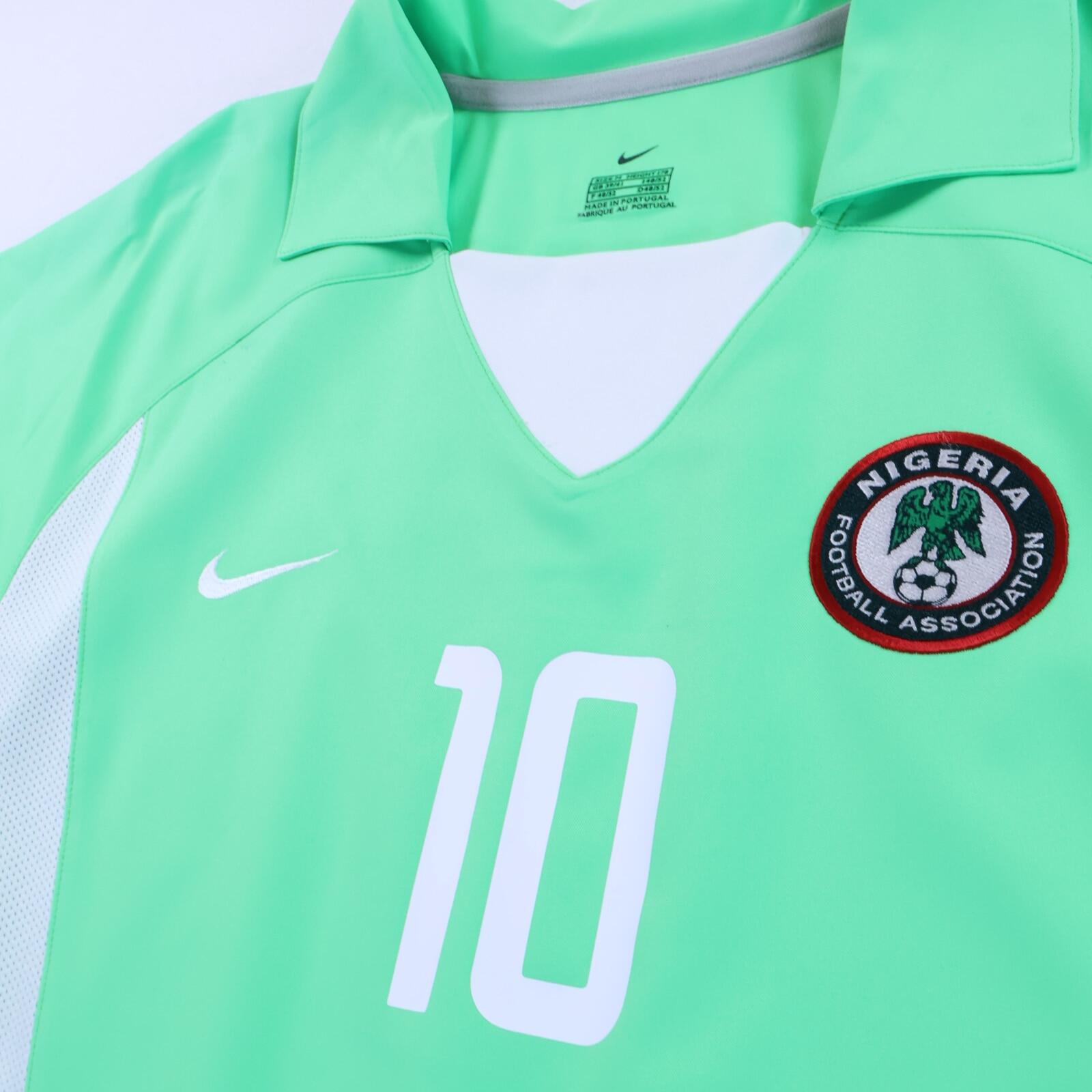 Nigeria Okocha #10 2002/ Home Shirt - M