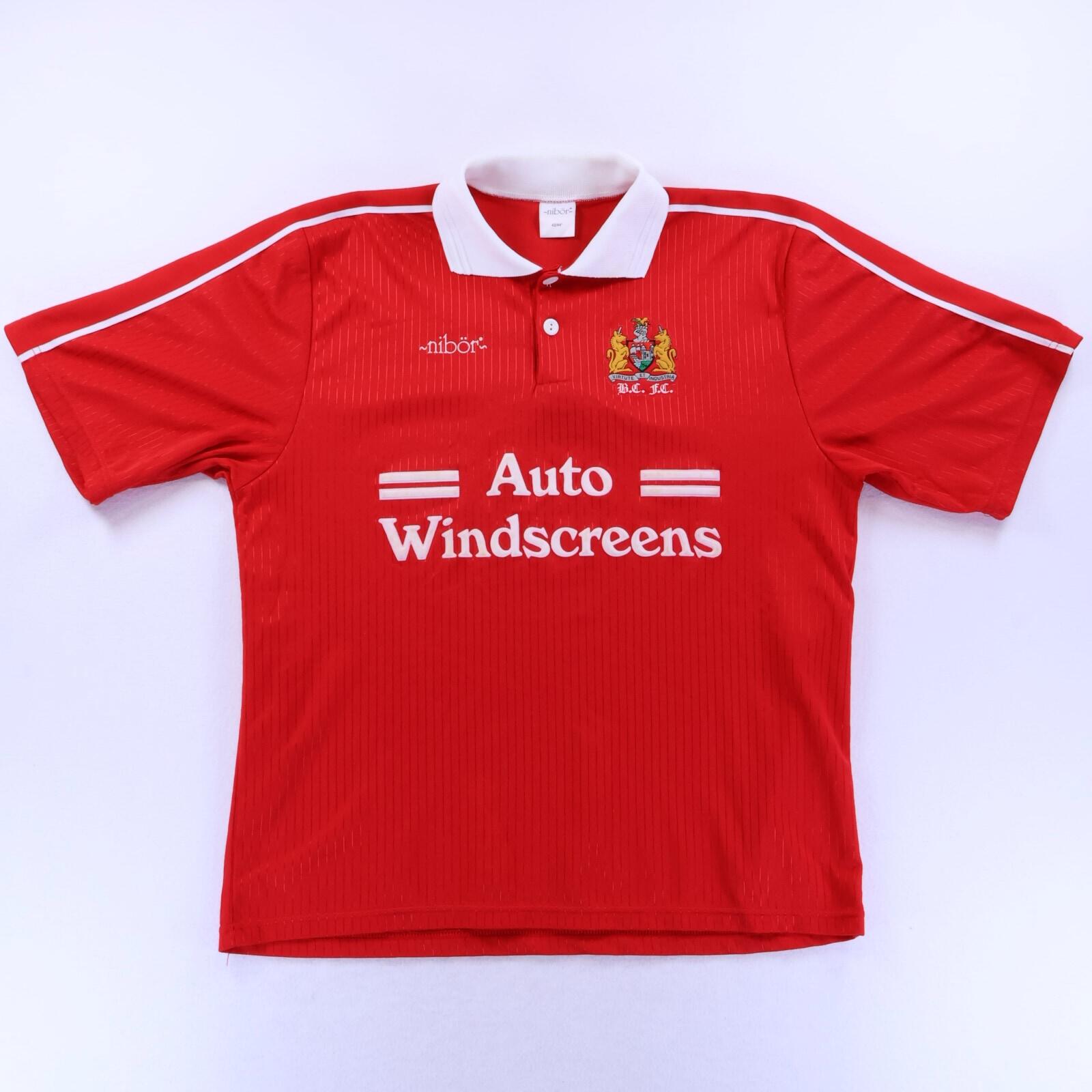 Bristol City F.C 1994/96 Home Shirt - M- FRONT