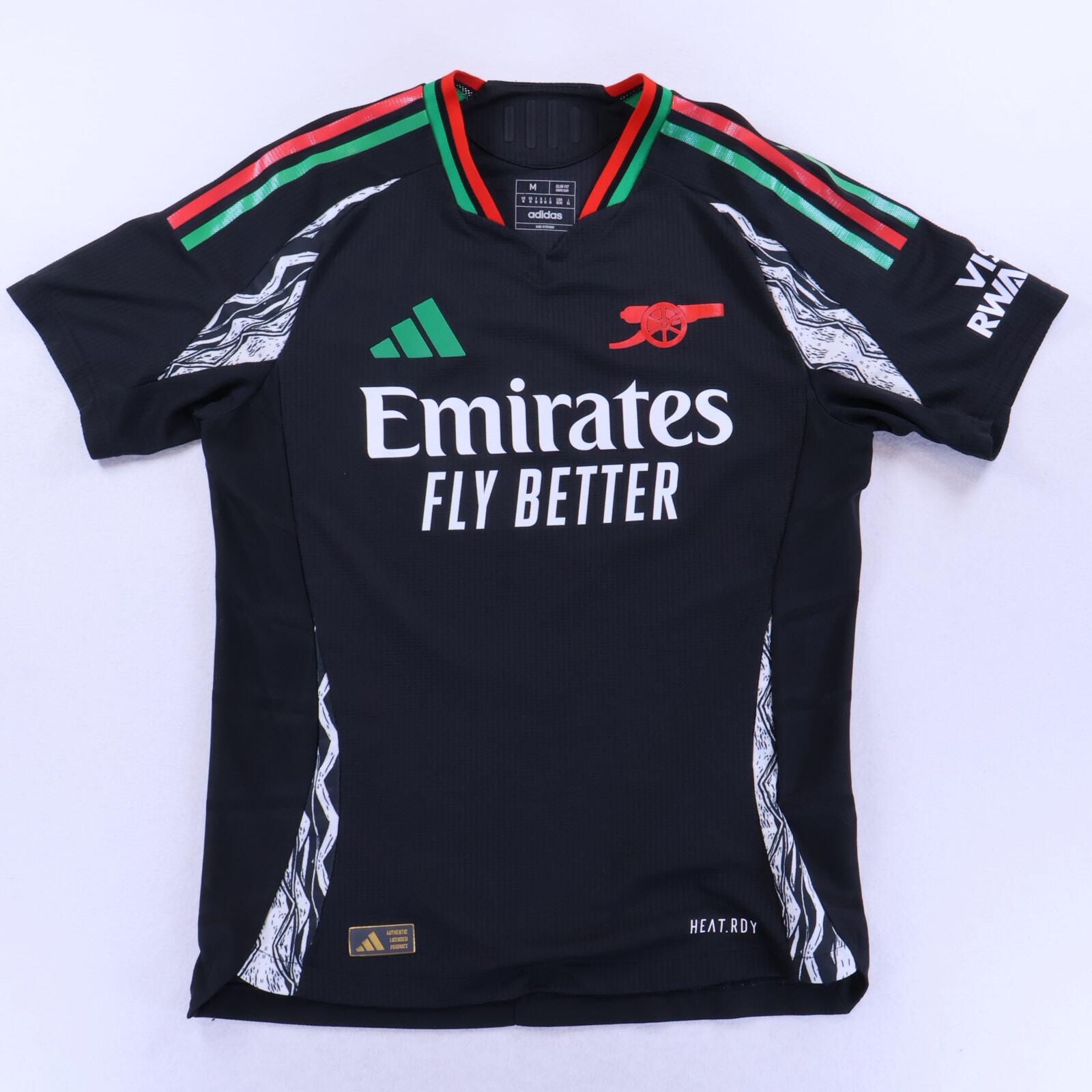 Arsenal White #4 2024/25 Away Shirt - M- BACK