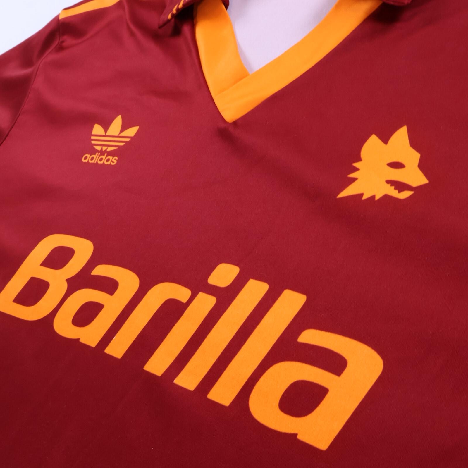As Roma 1992/94 Home Shirt - M- BACK