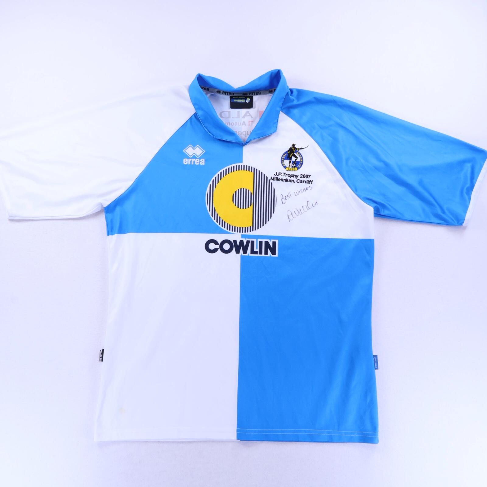 Bristol Rovers Walker #10 2006/07 Home Shirt - Signed - XL- BACK
