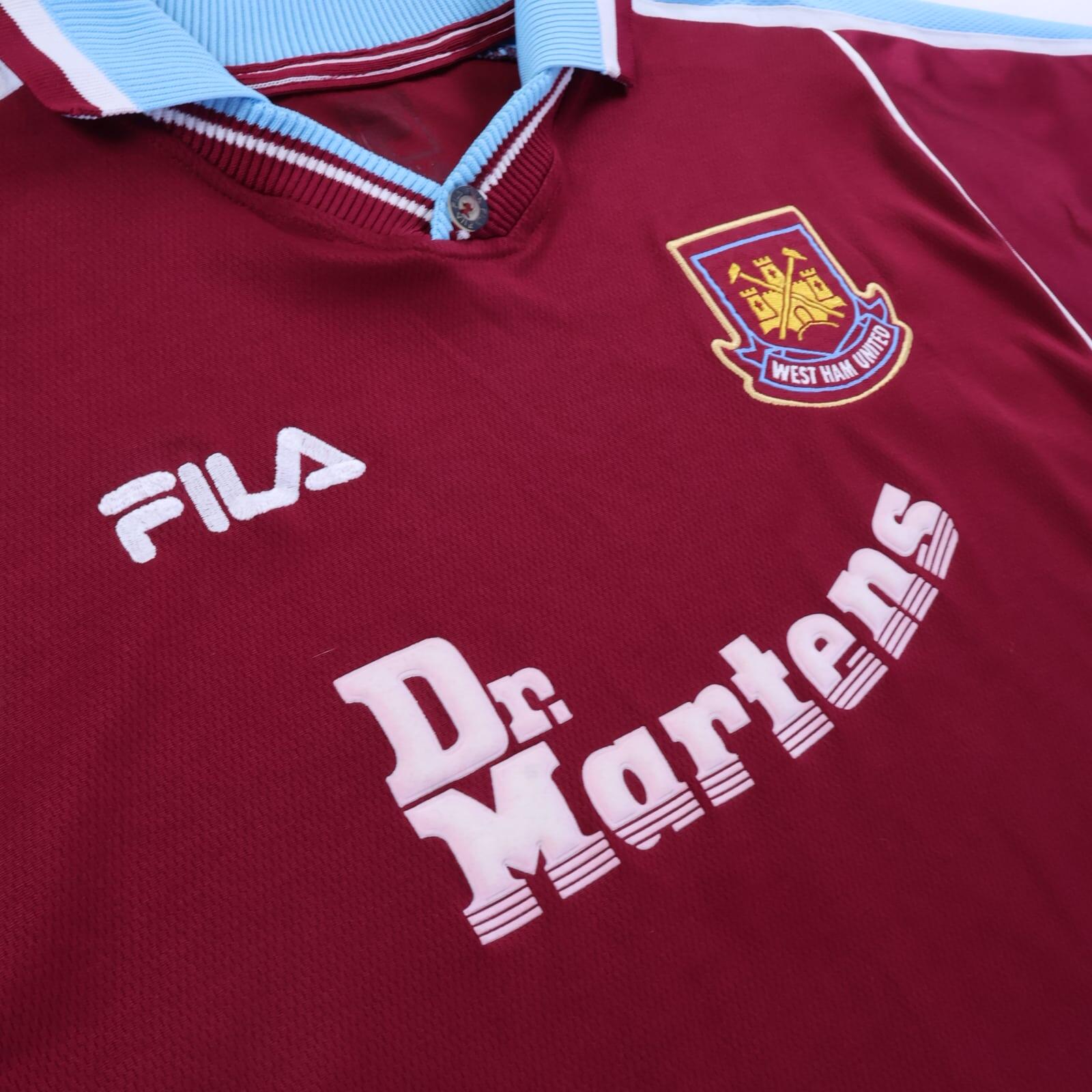 West Ham United 1999/01 Home Shirt - XL- BACK
