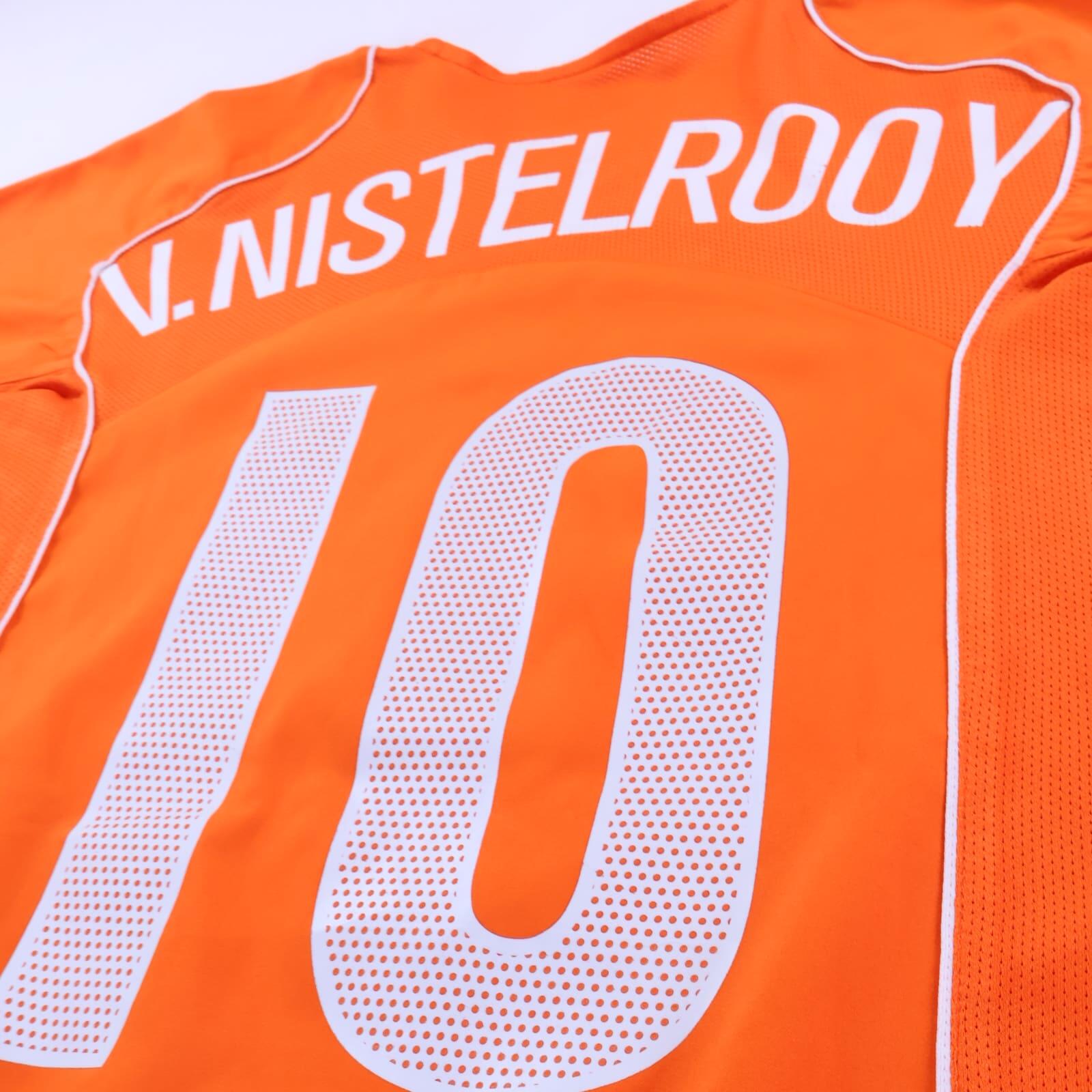 Netherlands V.Nistelrooy #10 2004/06 Home Shirt - L- TAGS