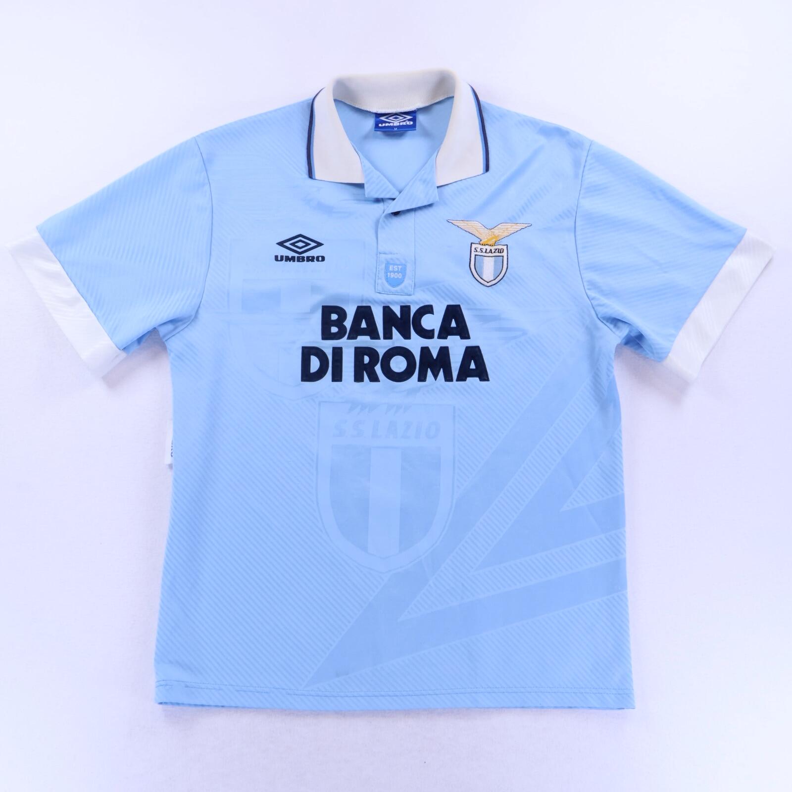 S.S Lazio 1993/95 Home Shirt - M- FRONT