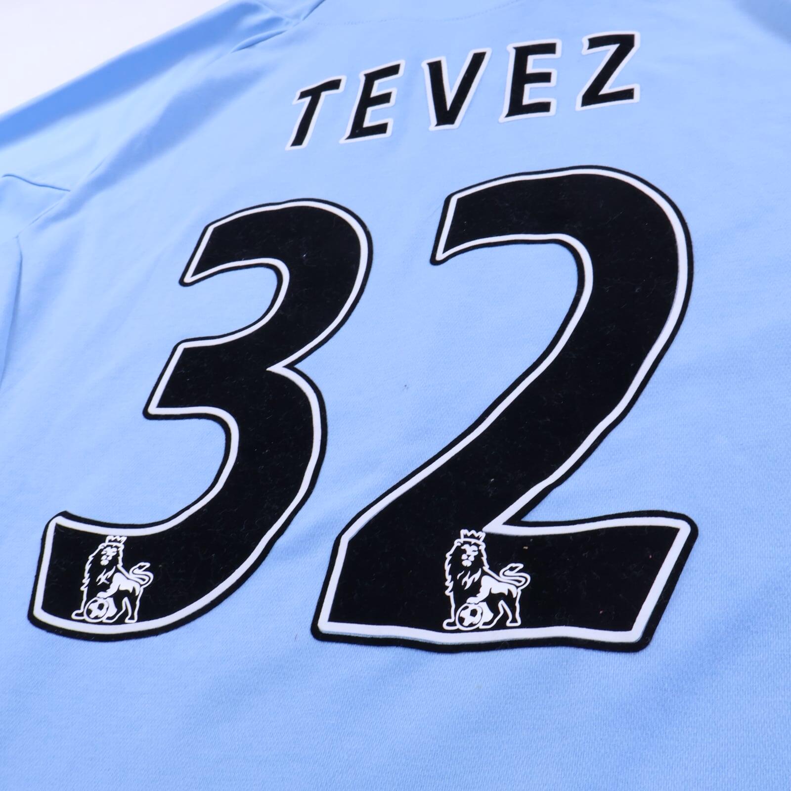 Manchester City Tevez #32 2012/13 Home Shirt - L- TAGS