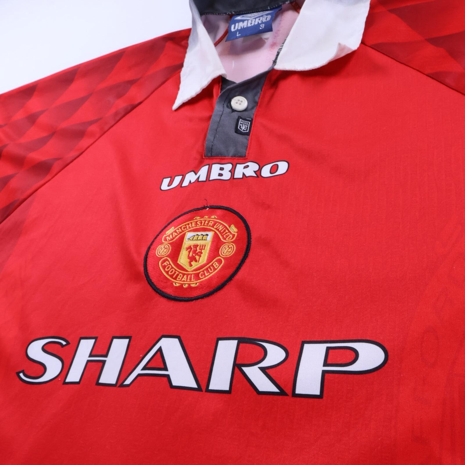 Manchester United Cantona #7 1996/98 Home Shirt - L