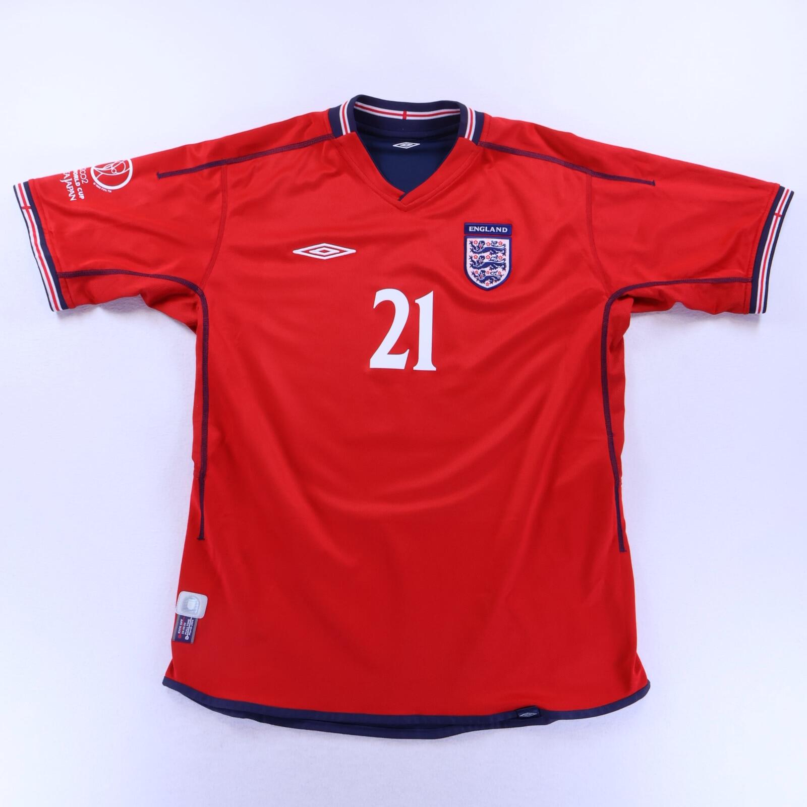 England Butt #21 2002/04 Away Shirt - Reversible - XL- BACK