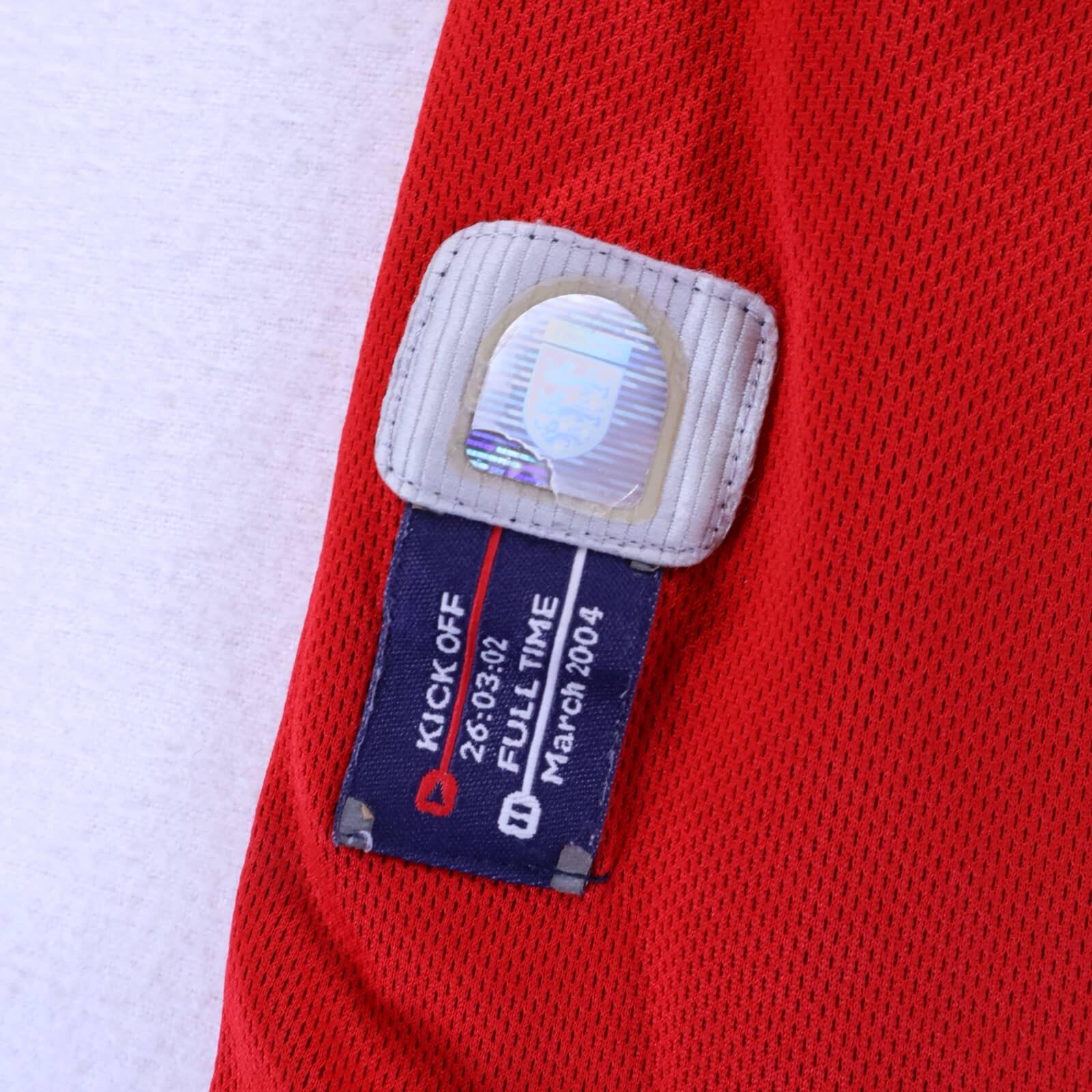 England Gerrard #4 2002/04 Away Shirt - Reversible - L