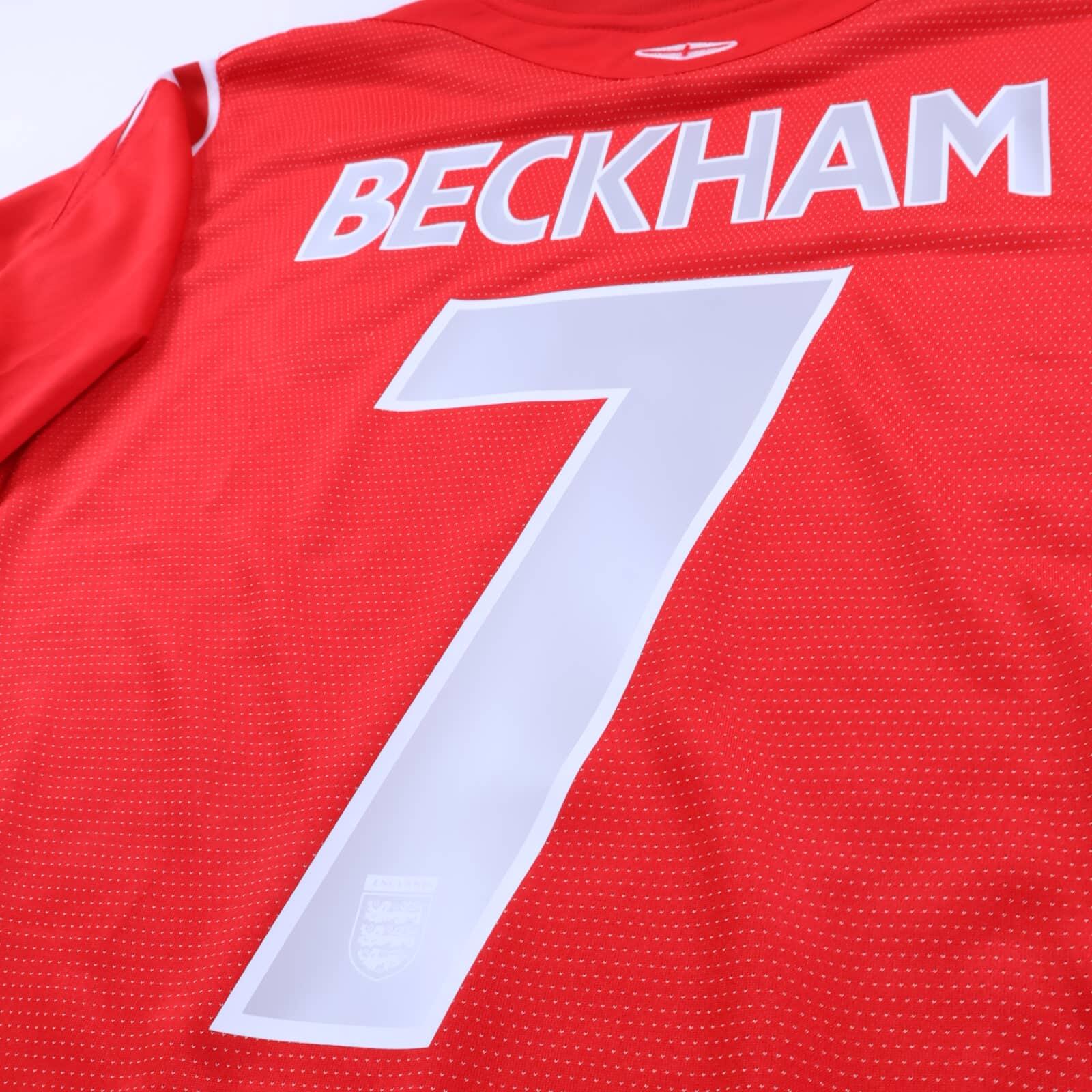England Beckham #7 2004/06 Away Shirt - L- TAGS