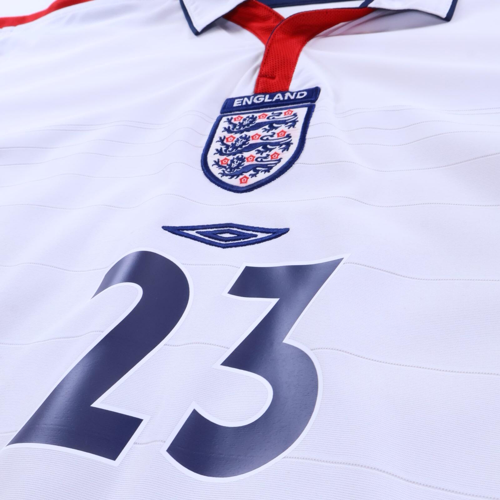 England Vassell #23 2003/05 Home Shirt - Reversible - L