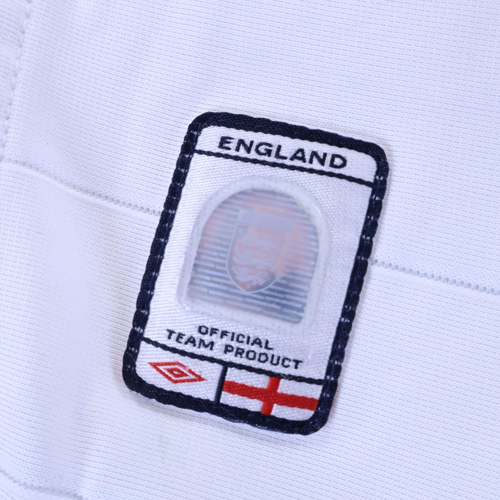 England Beckham #7 2003/05 Home Shirt - Reversible - L