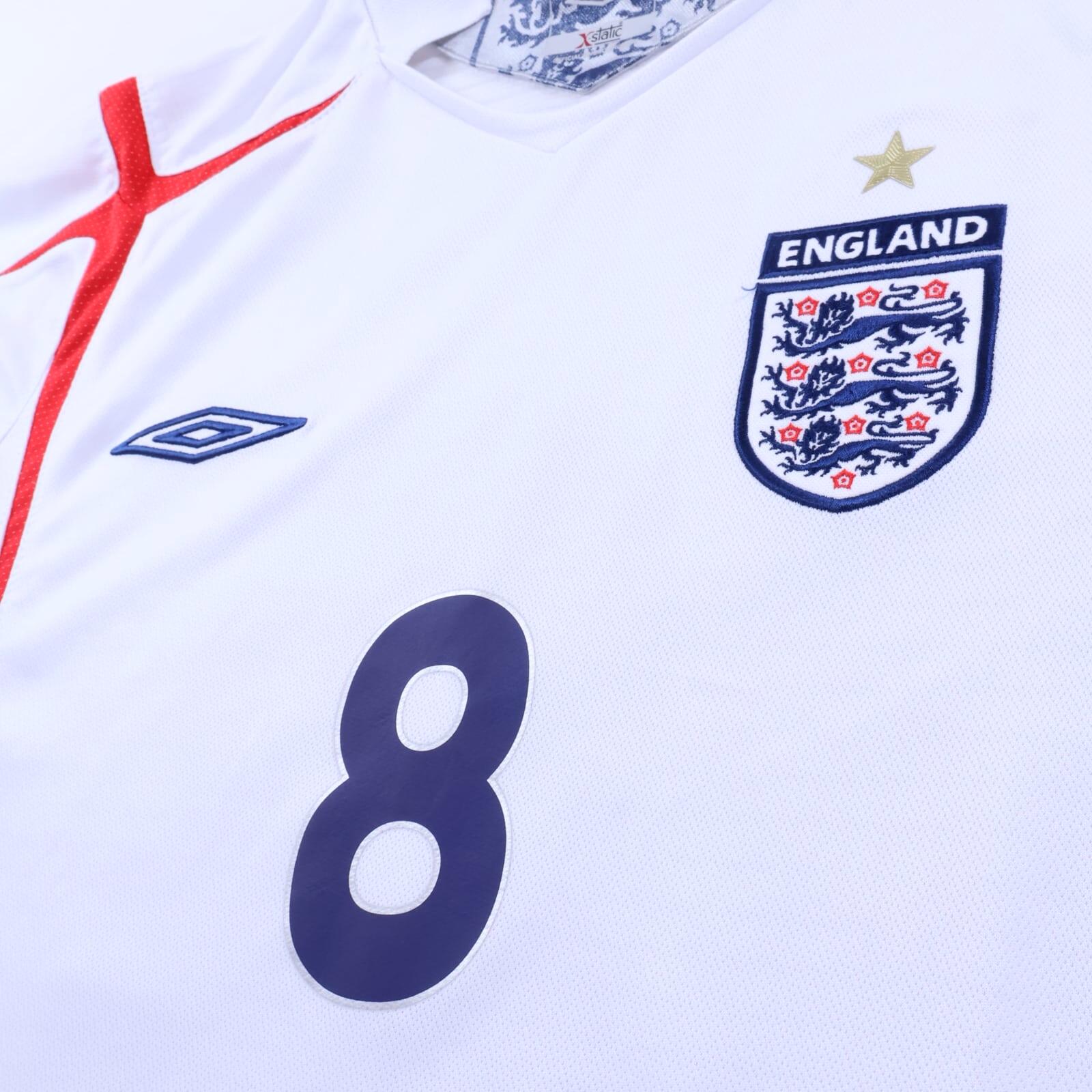 England Lampard #8 2005/07 Home Shirt - M