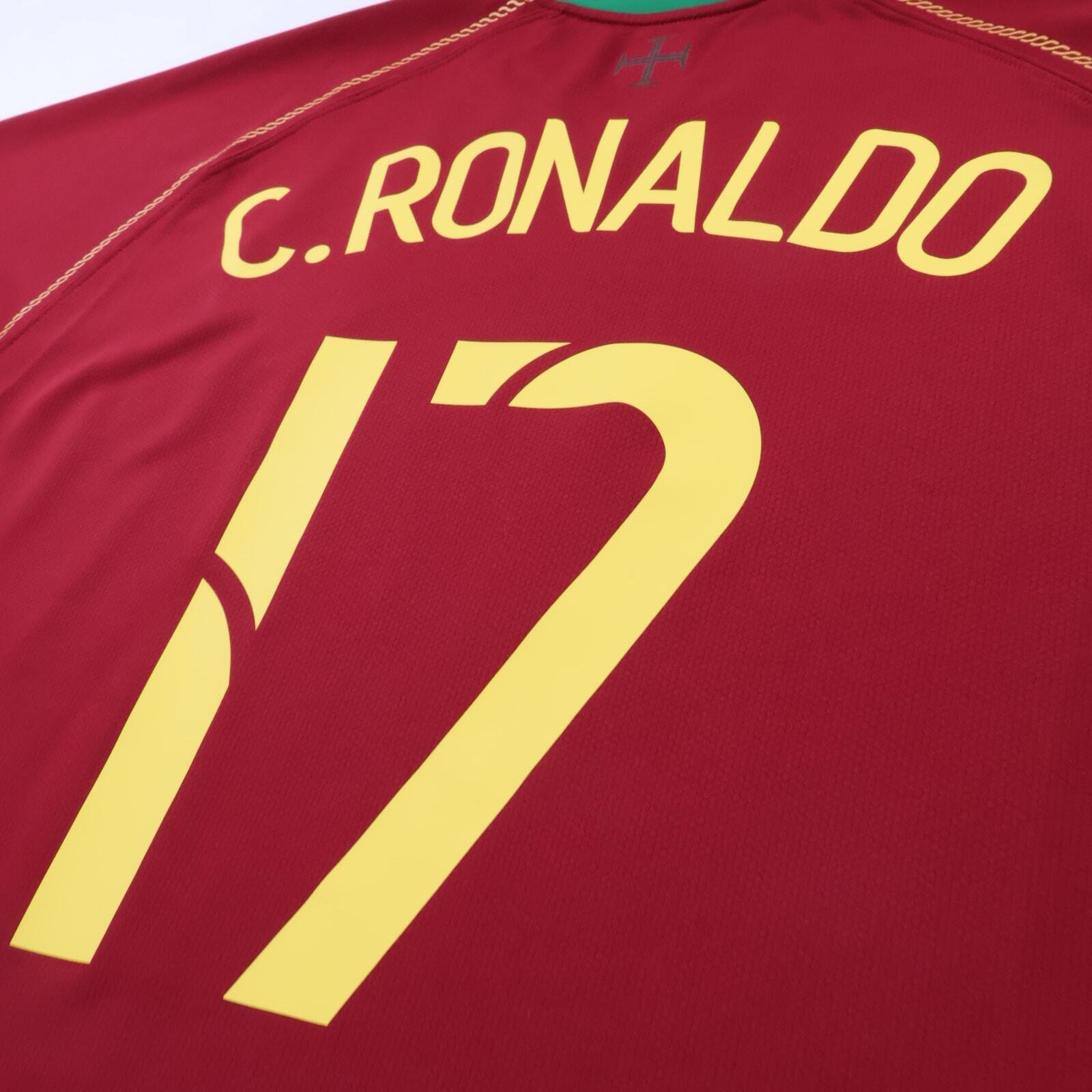 Portugal Ronaldo #17 2006/08 Home Shirt - XL