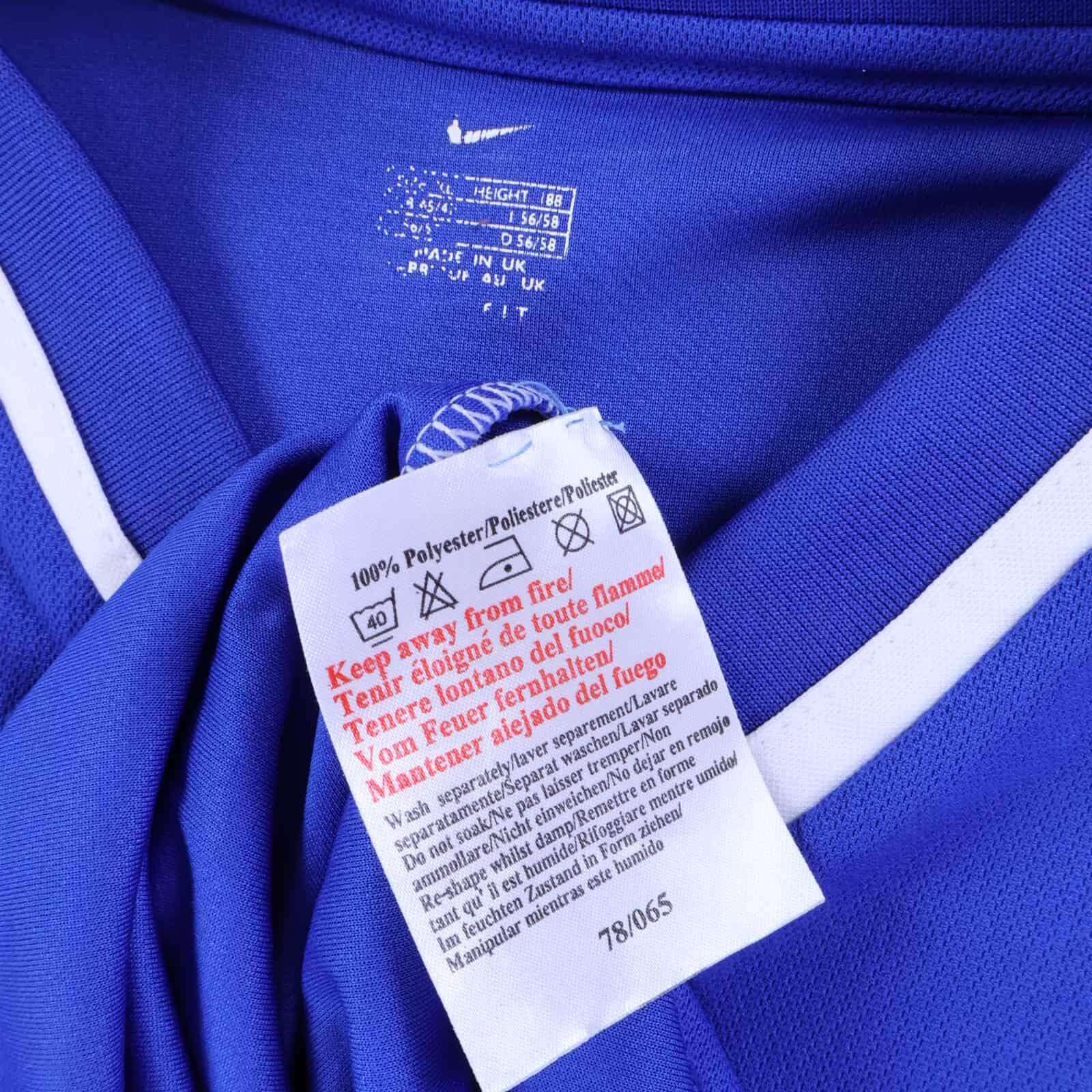 Rangers Fc 2001/02 Home Shirt - 2XL