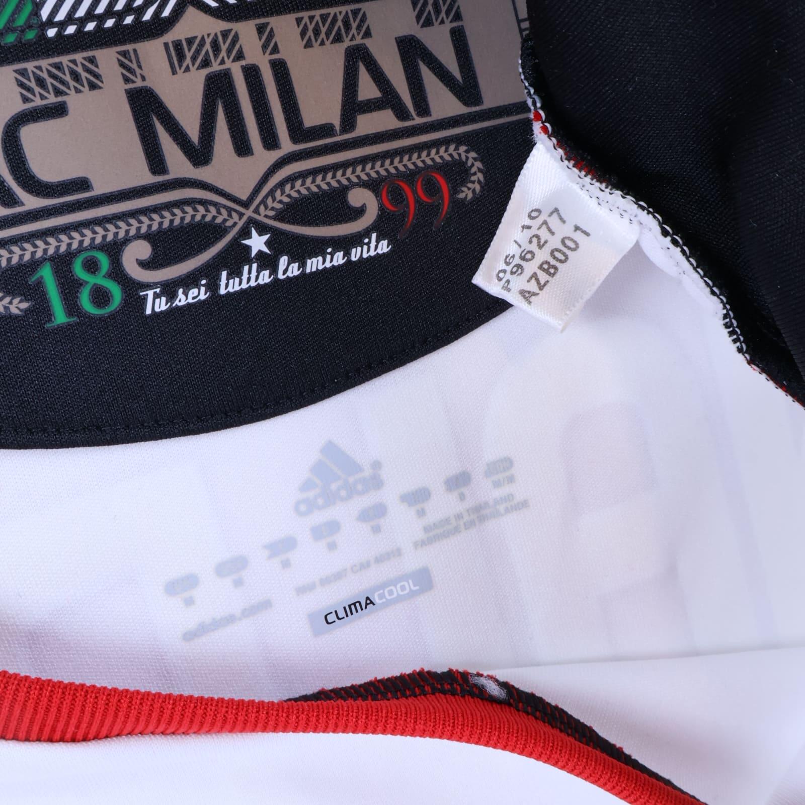 Ac Milan Ronaldinho #80 2010/11 Away Shirt - M