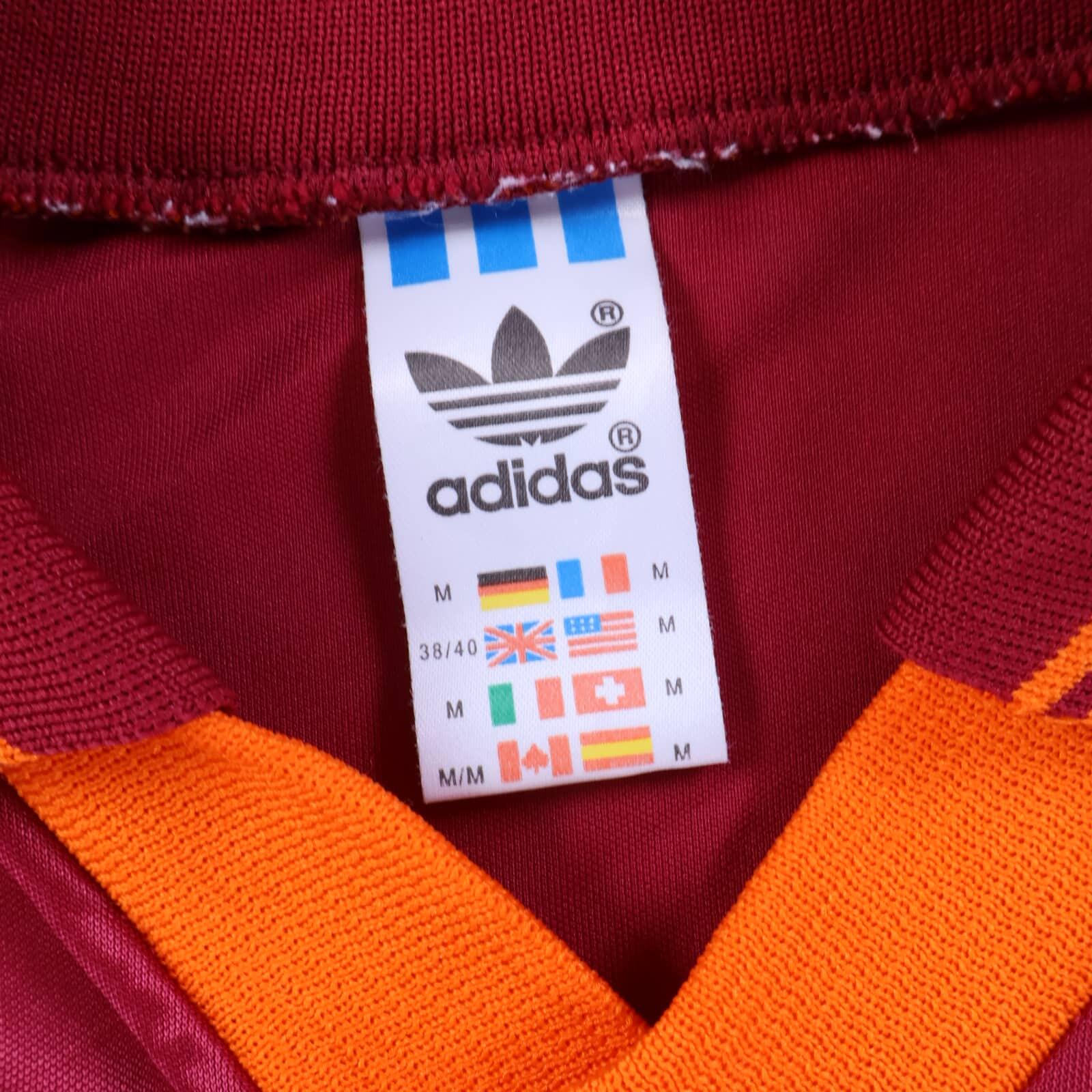 As Roma 1992/93 Home Shirt - M