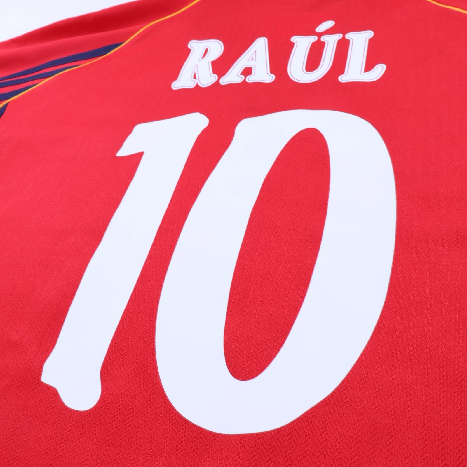 Spain Raul #10 1998/99 Home Shirt - XL
