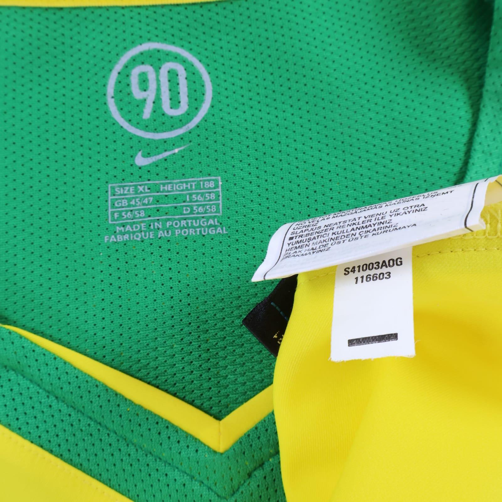 Brazil Ronaldo #9 2004/06 Home Shirt - XL