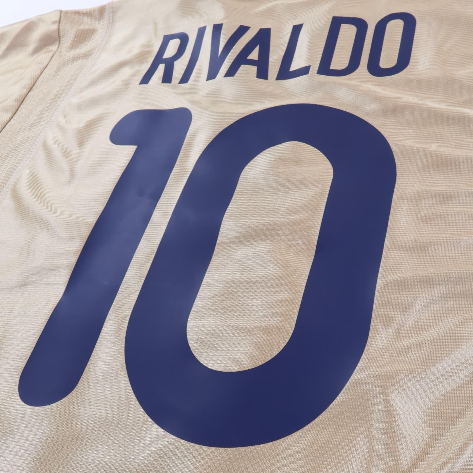 Barcelona Rivaldo #10 2001/03 Away Shirt - L