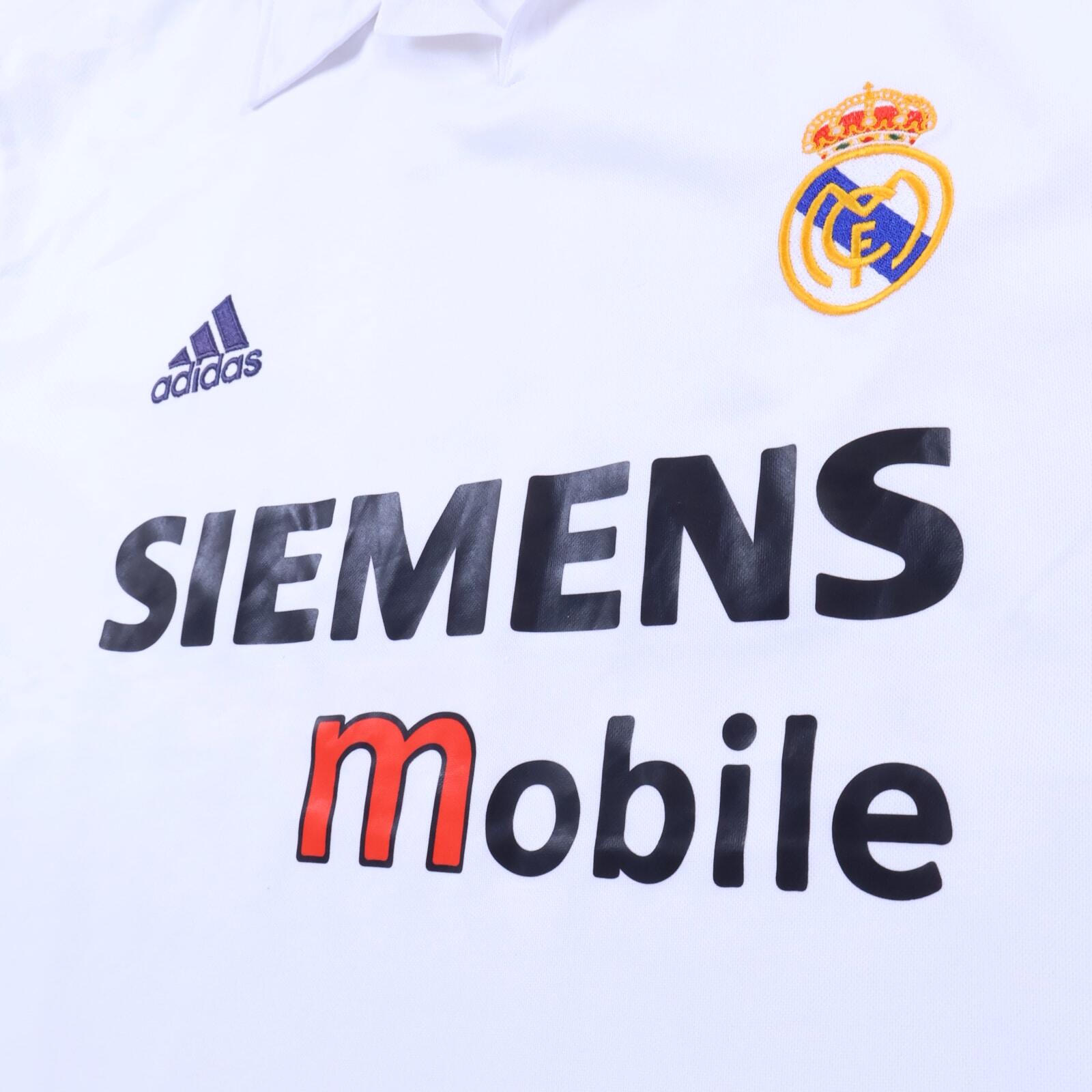 Real Madrid Figo #10 2002/03 Home Shirt - Centenary - L
