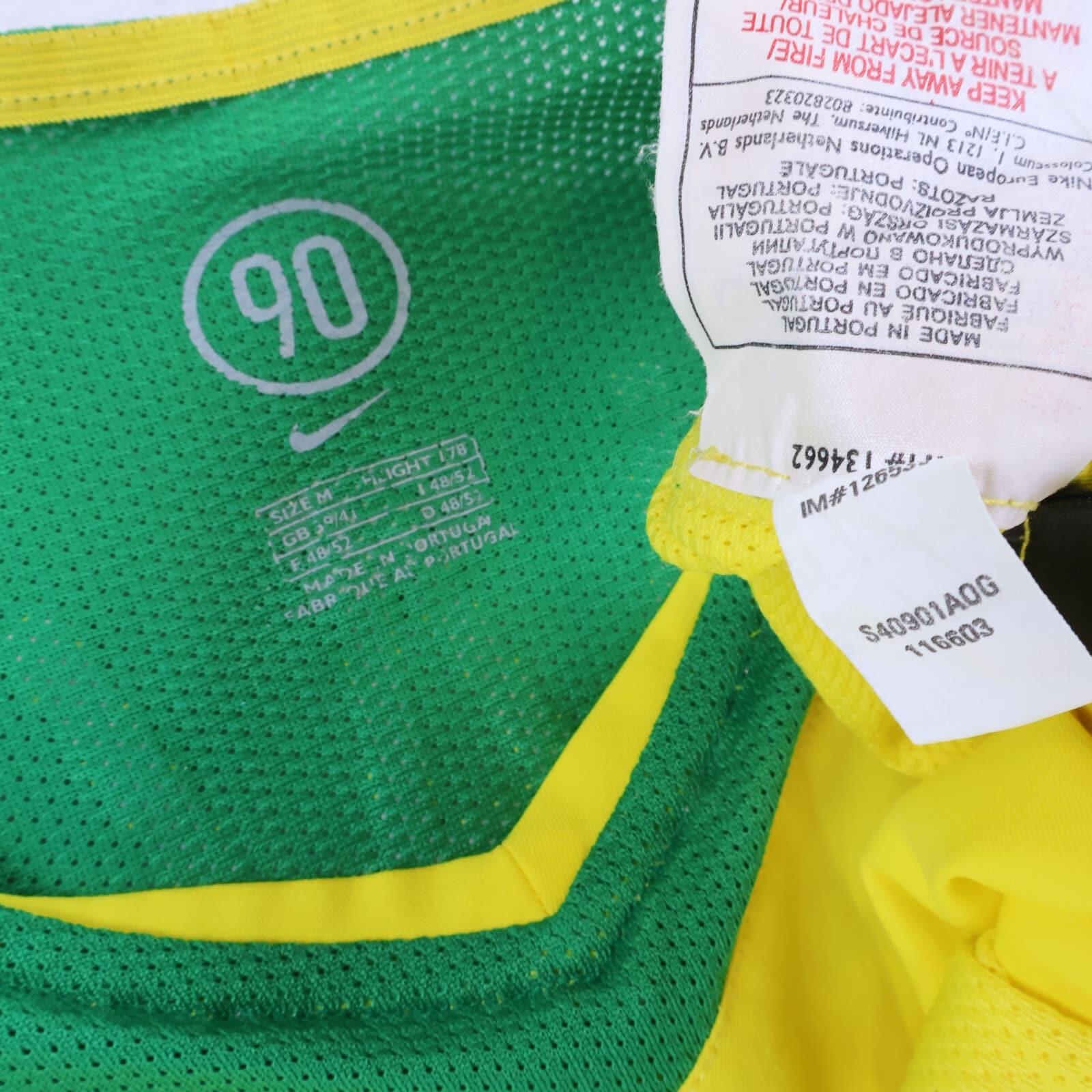 Brazil Ronaldo #9 2004/06 Home Shirt - M