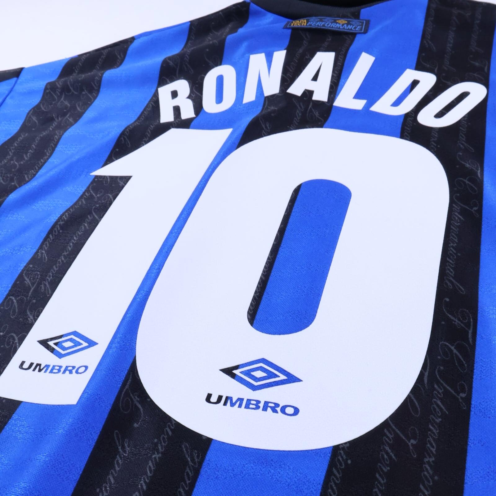 Inter Milan Ronaldo #10 1997/98 Home Shirt - L