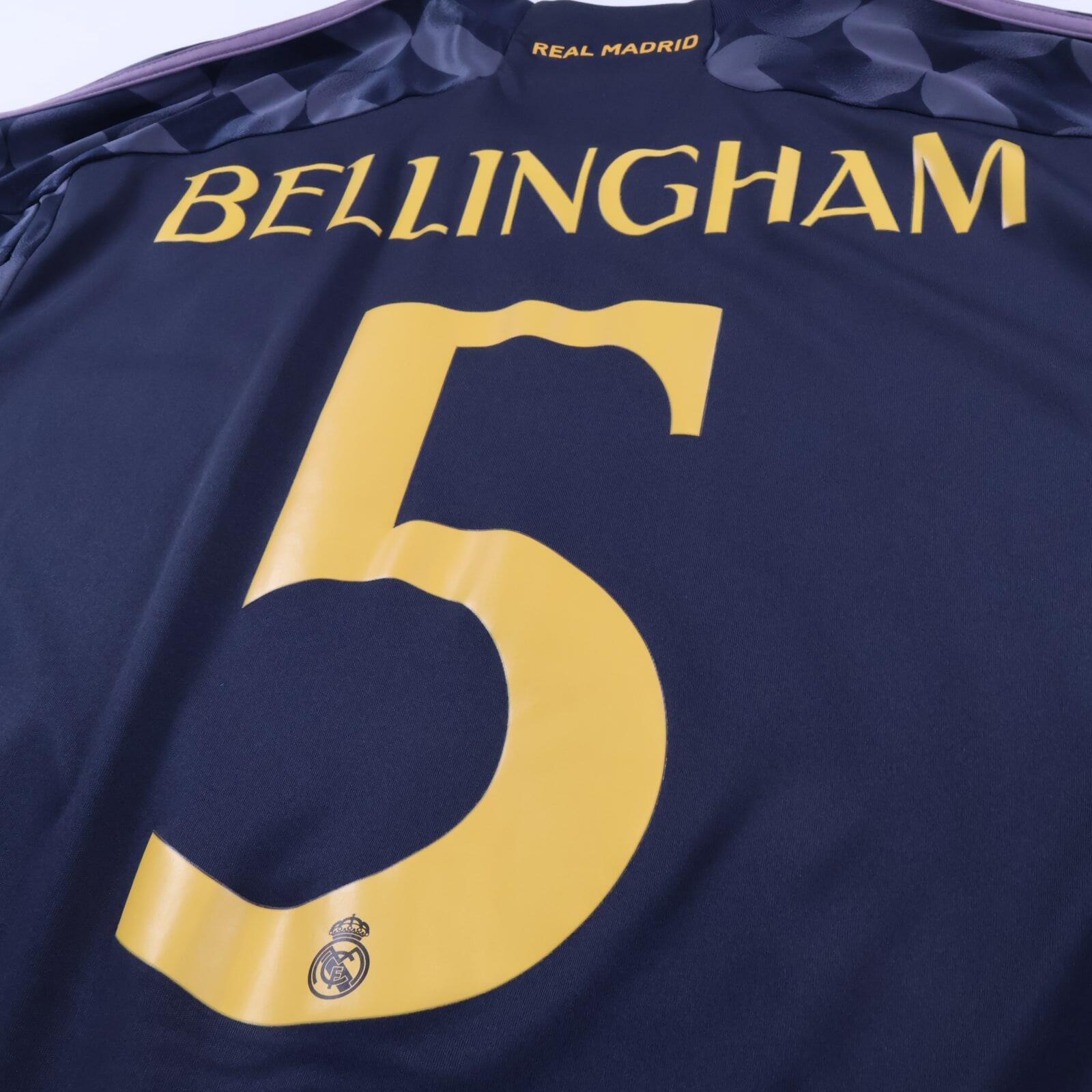 Real Madrid Bellingham #5 2023/24 Away Shirt - XL
