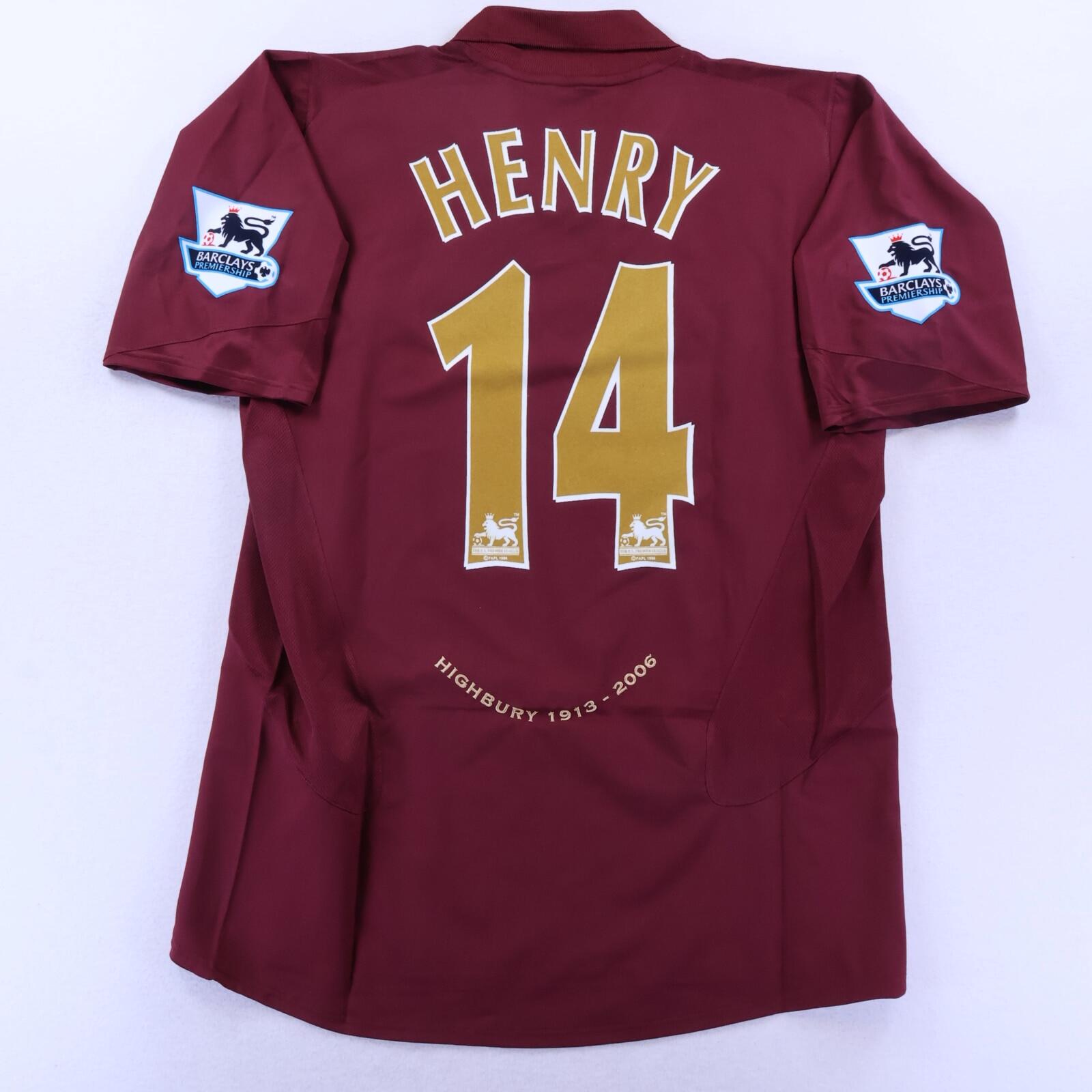 *BNIB* Arsenal Henry #14 2005/06 Home Shirt - L